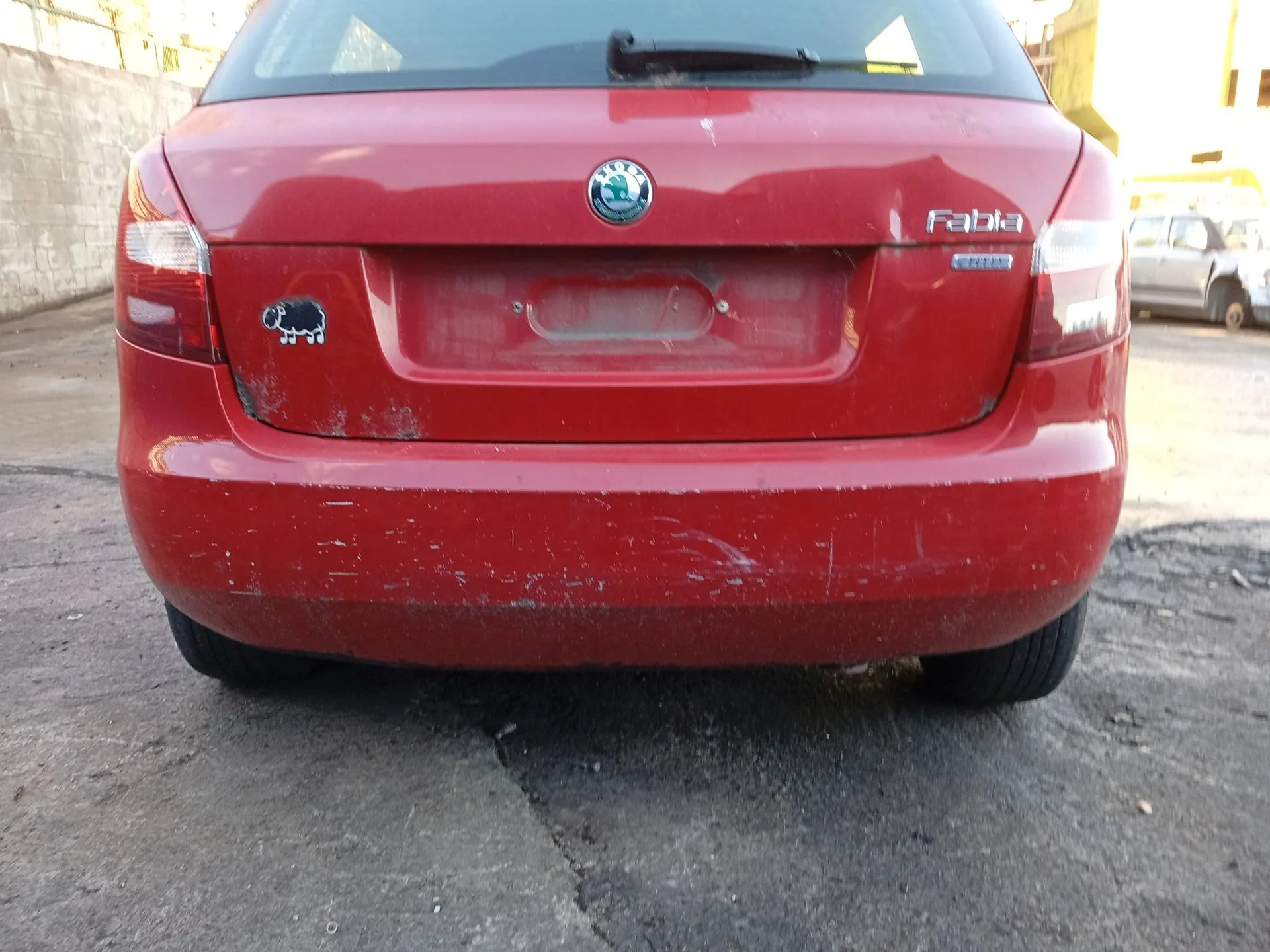 Paragolpes Trasero para Skoda Fabia Ii (542)