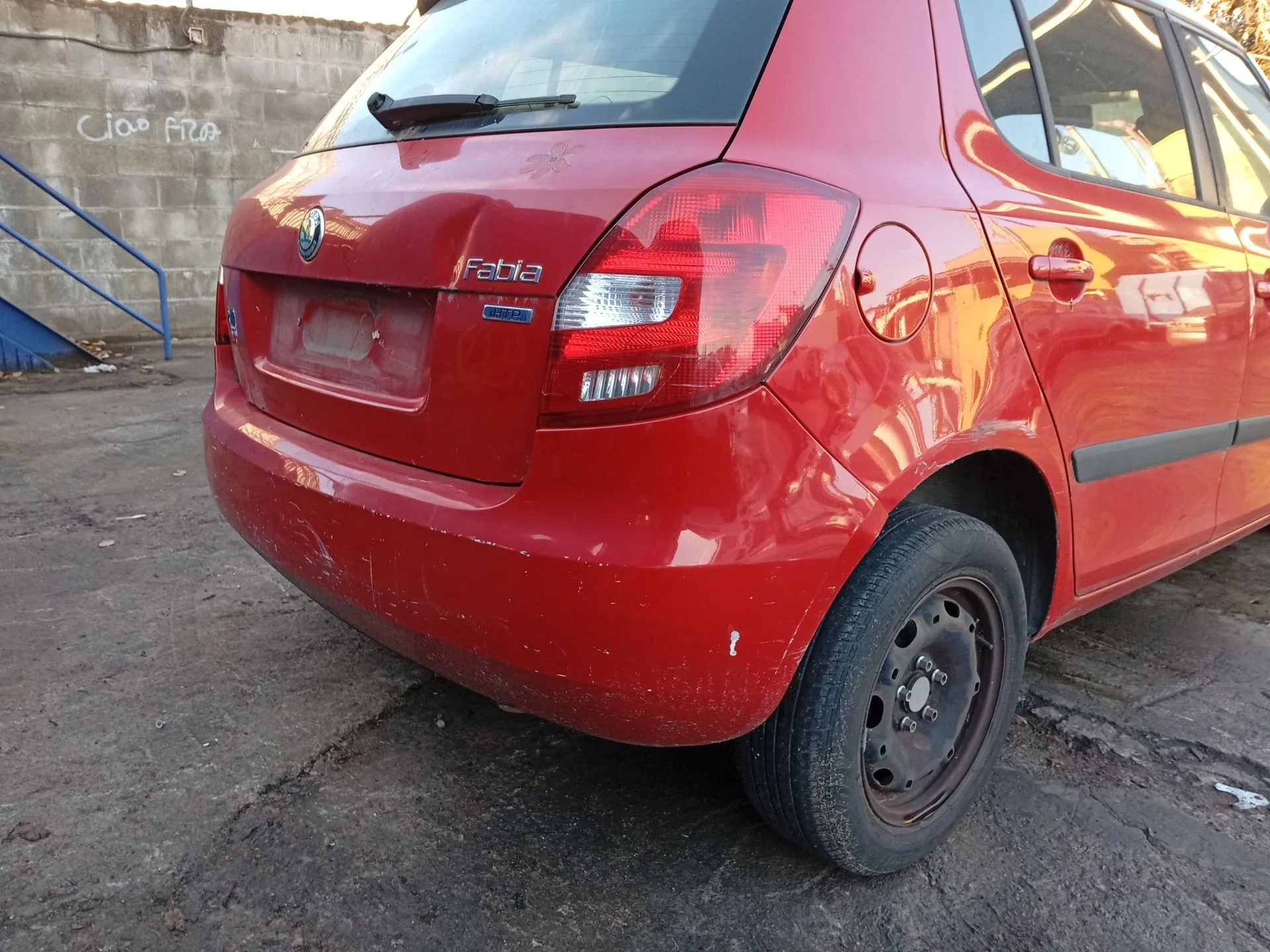 Paragolpes Trasero para Skoda Fabia Ii (542)