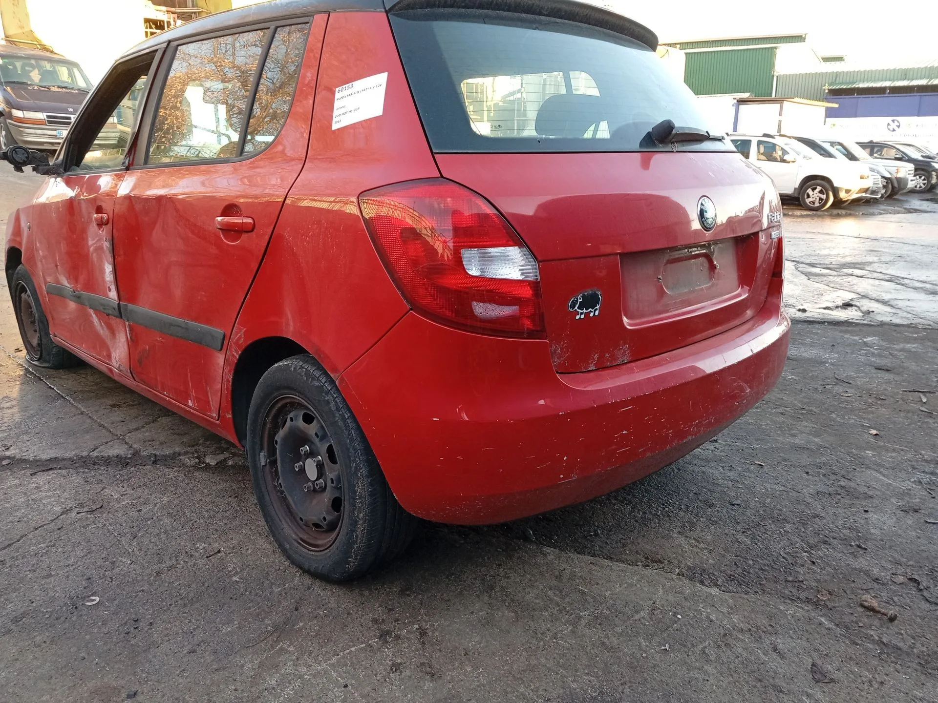 Paragolpes Trasero para Skoda Fabia Ii (542)