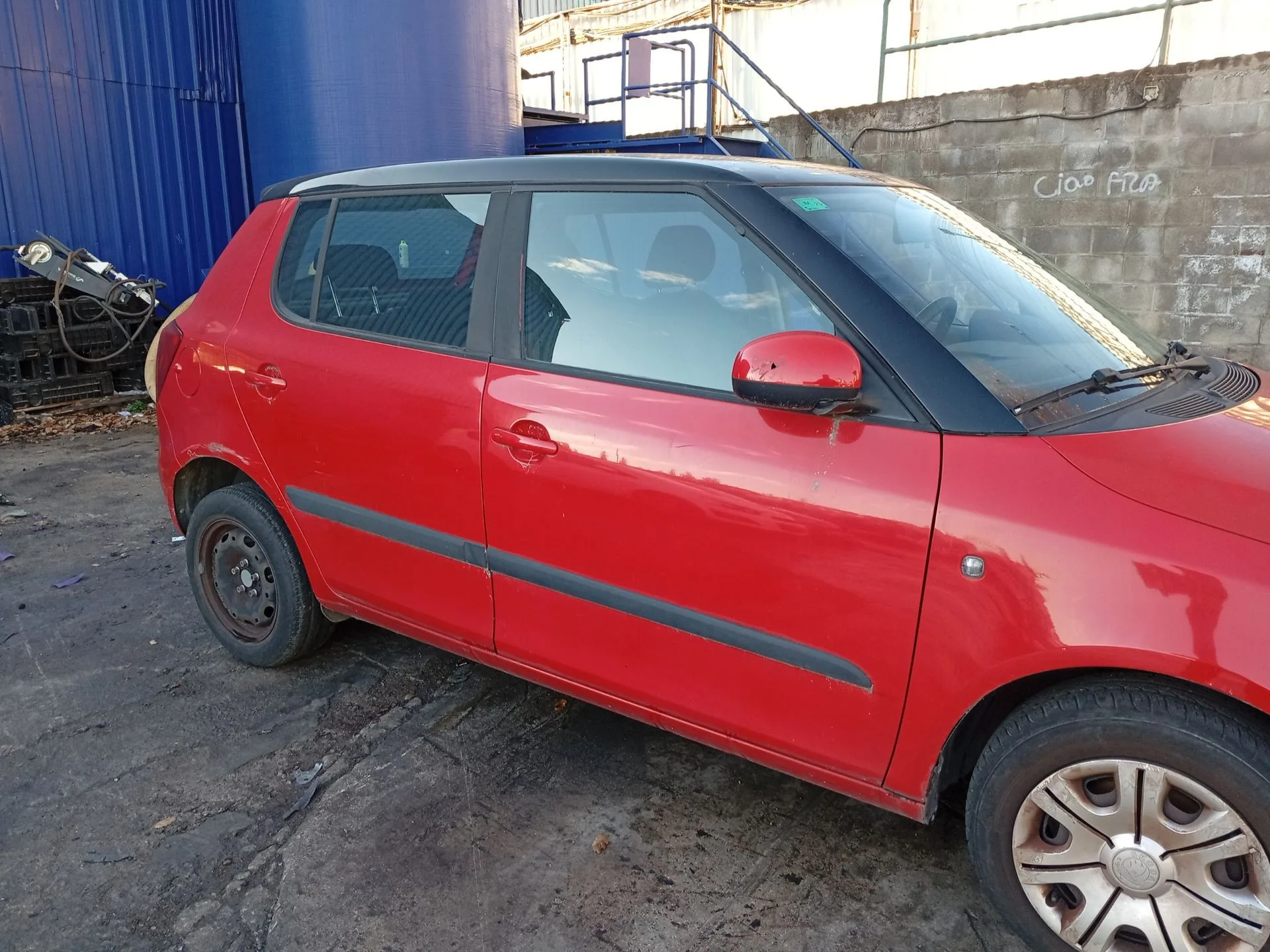 Puerta Delantera Derecha para Skoda Fabia Ii (542)