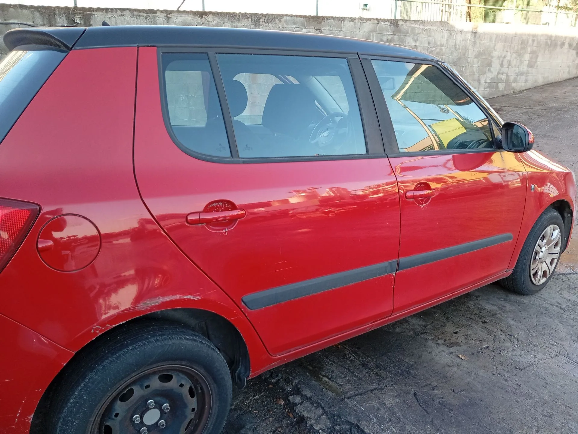 Puerta Trasera Derecha para Skoda Fabia Ii (542)