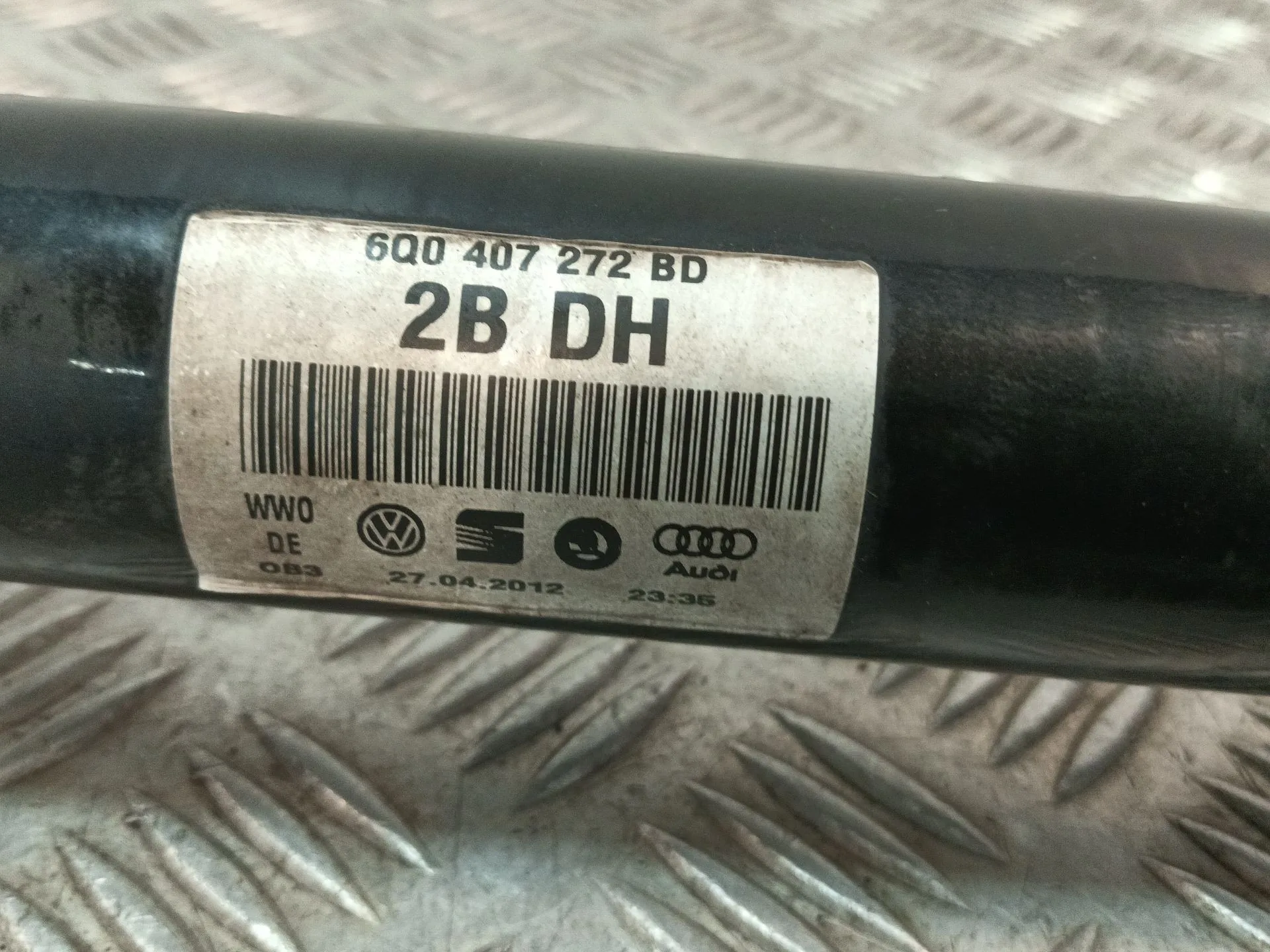 Transmision Delantera Derecha para Skoda Fabia Ii (542)