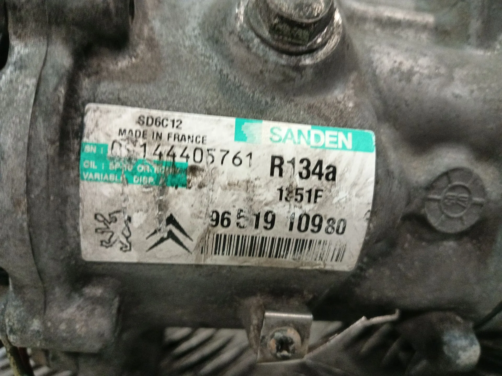 Compresor Aire Acondicionado para Peugeot 207/207+ (Wa_, Wc_)