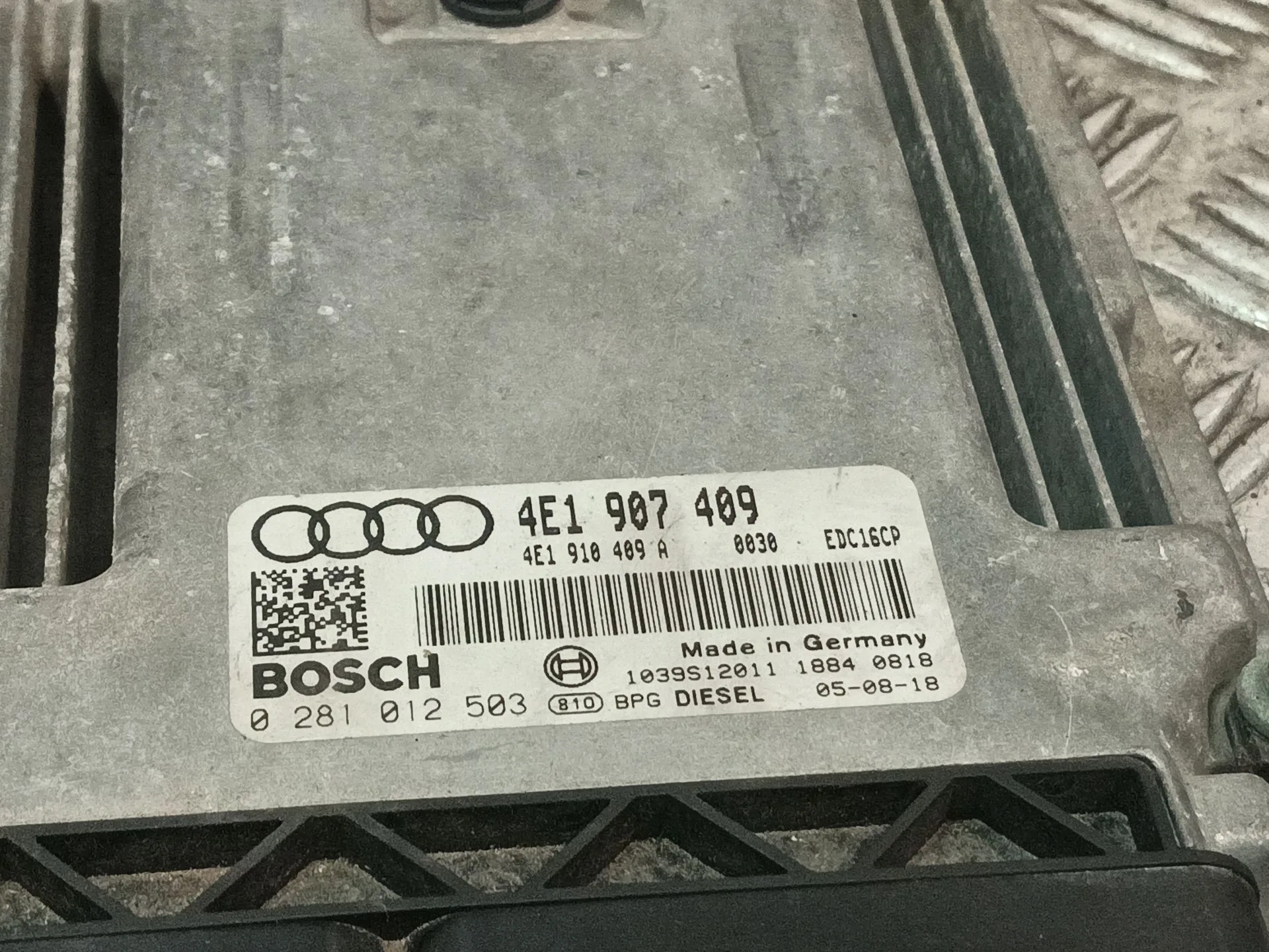 Centralita Motor Uce para Audi A8 D3 (4E2, 4E8)