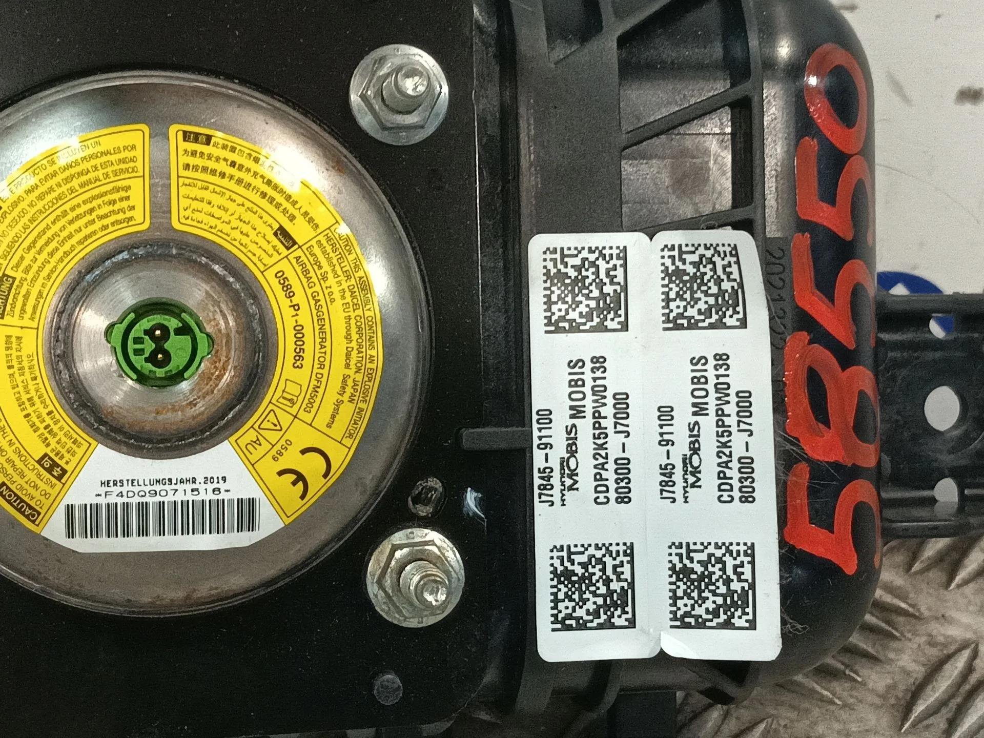 Airbag Delantero Derecho para Kia Ceed