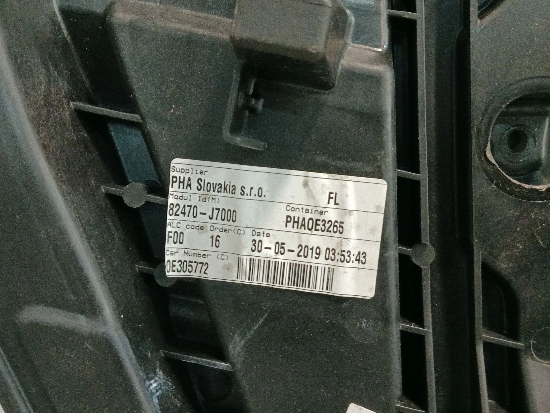 Elevalunas Delantero Izquierdo para Kia Ceed
