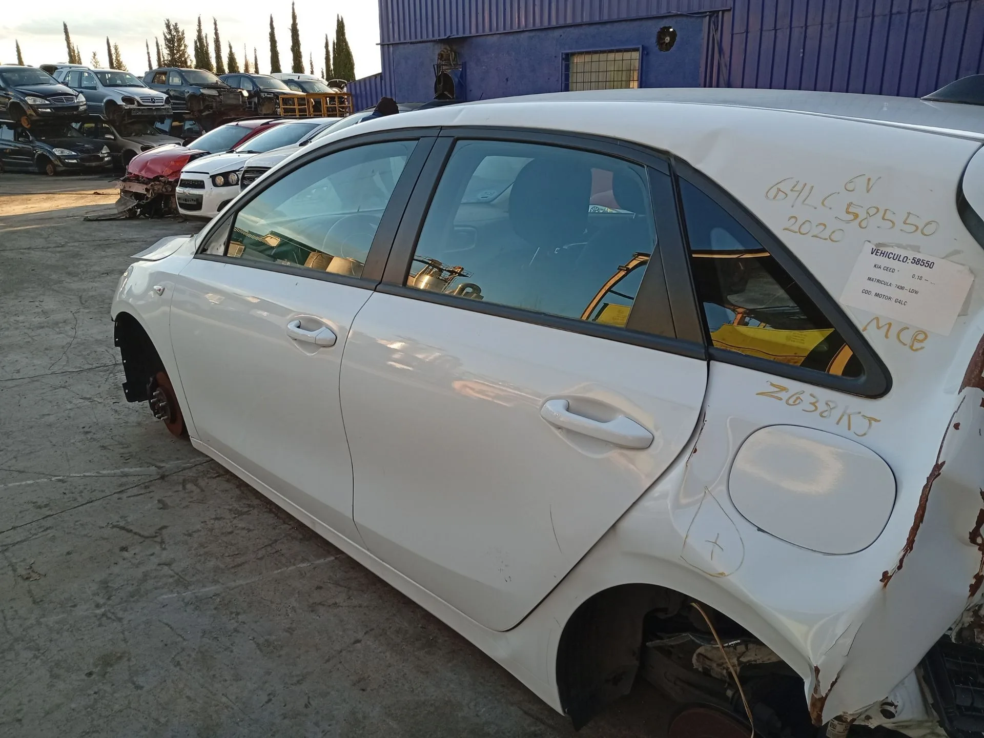Puerta Trasera Izquierda para Kia Ceed