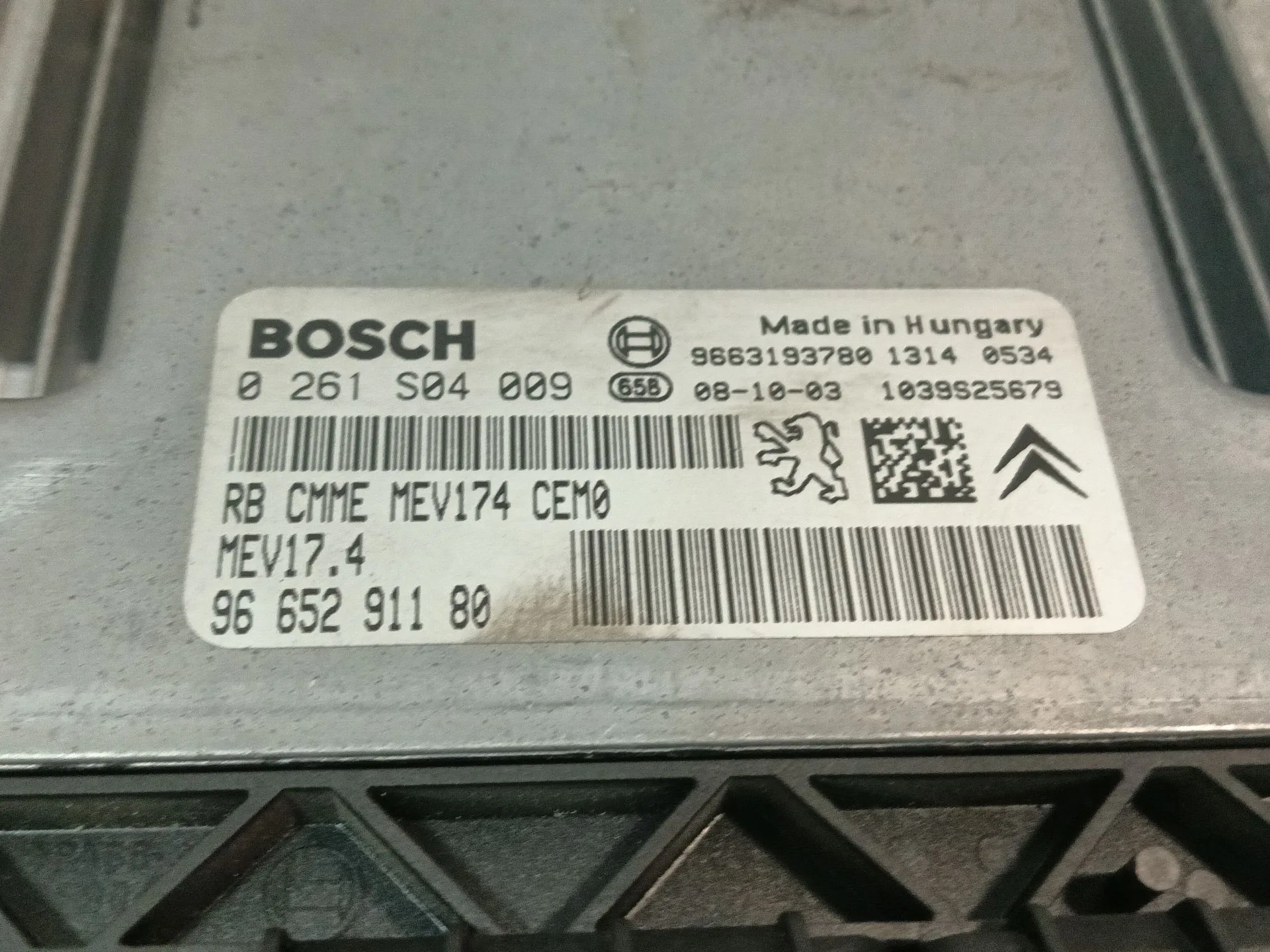 Centralita Motor Uce para Peugeot 308 I (4A_, 4C_)