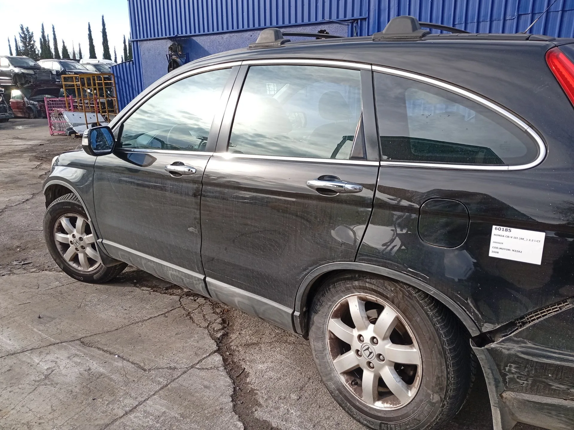 Puerta Trasera Izquierda para Honda Cr-V Iii (Re_)