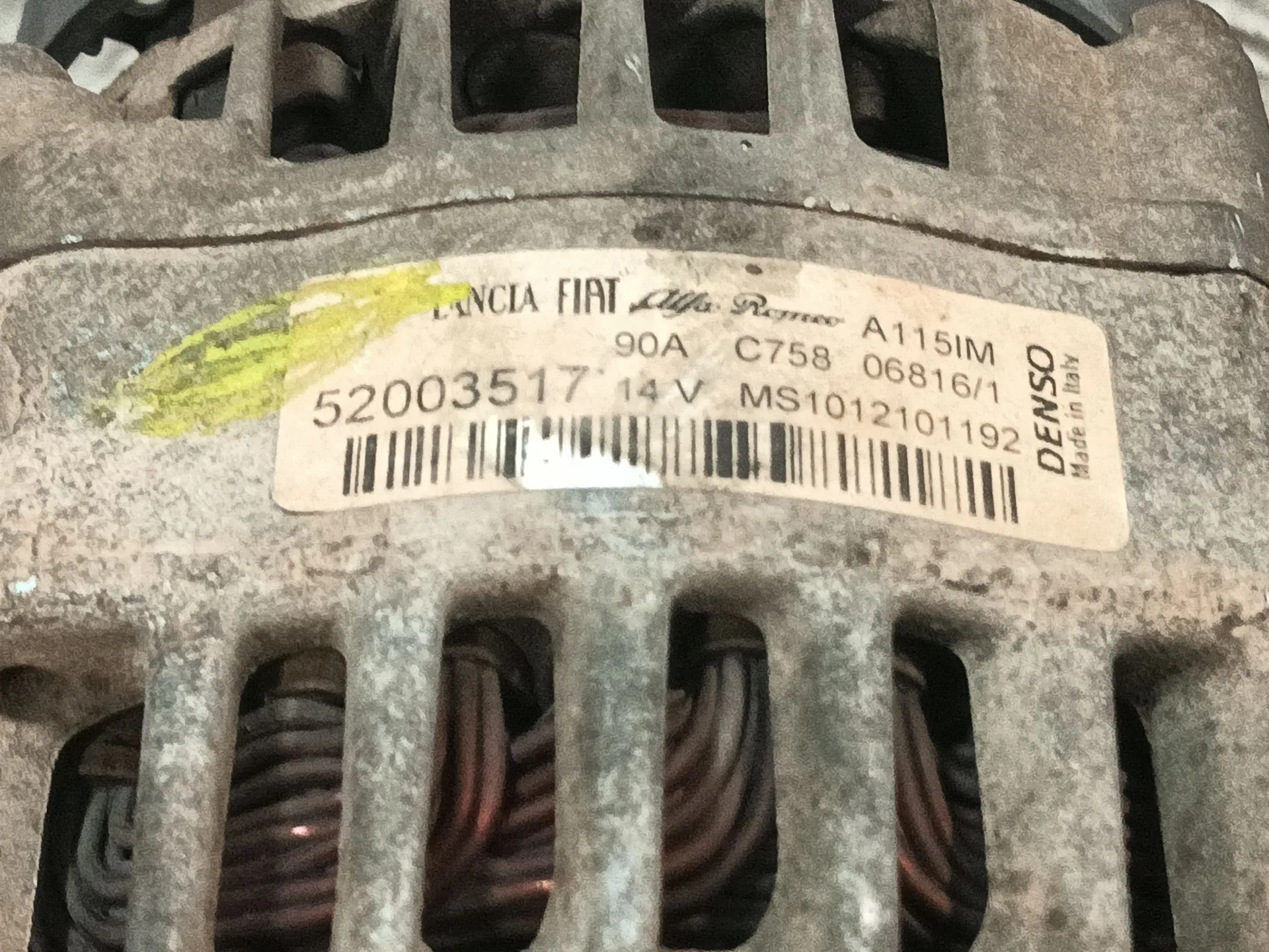 Alternador para Fiat Doblo Cargo (263_)
