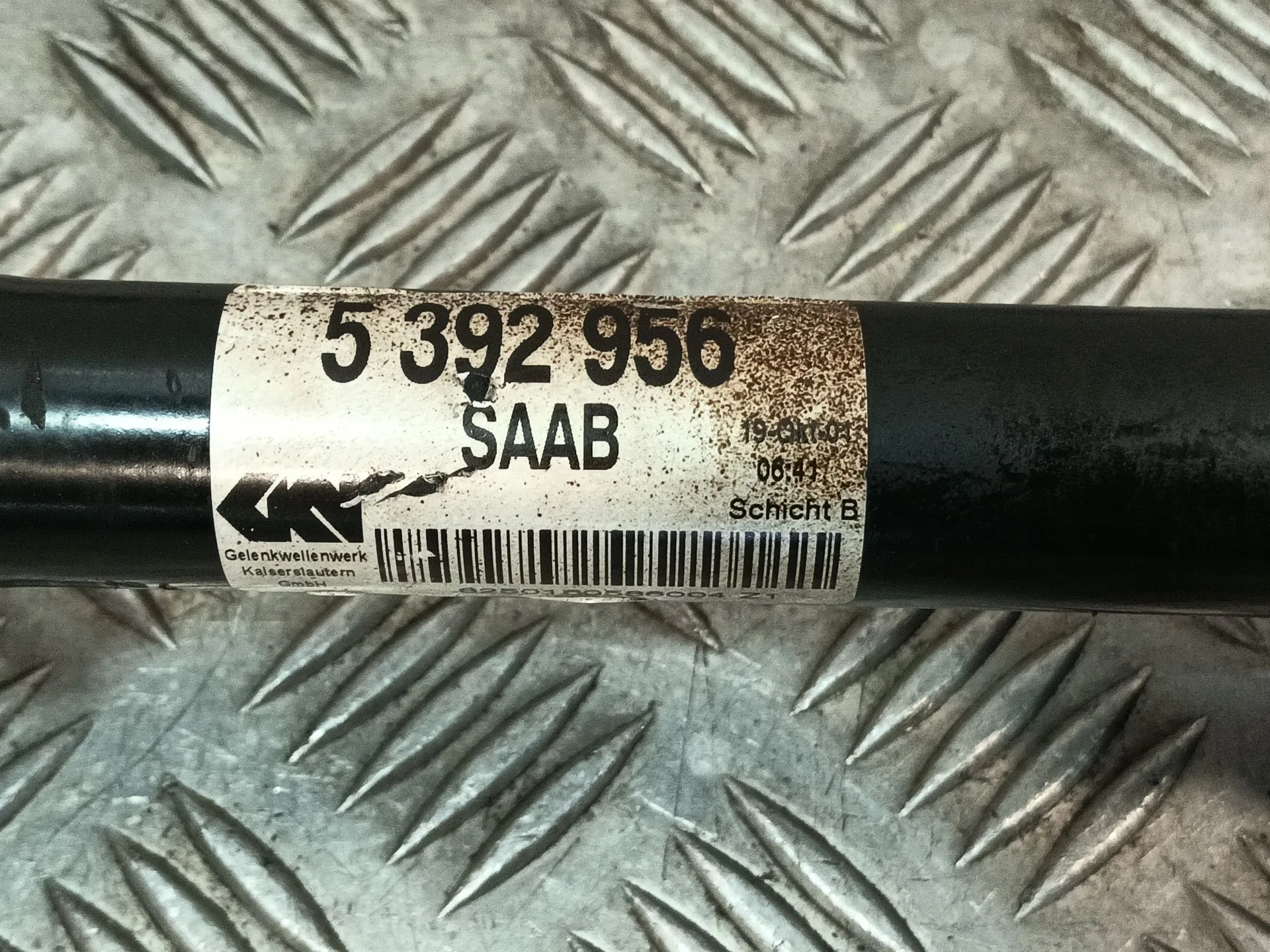 Transmision Delantera Izquierda para Saab 9-5 (Ys3E)