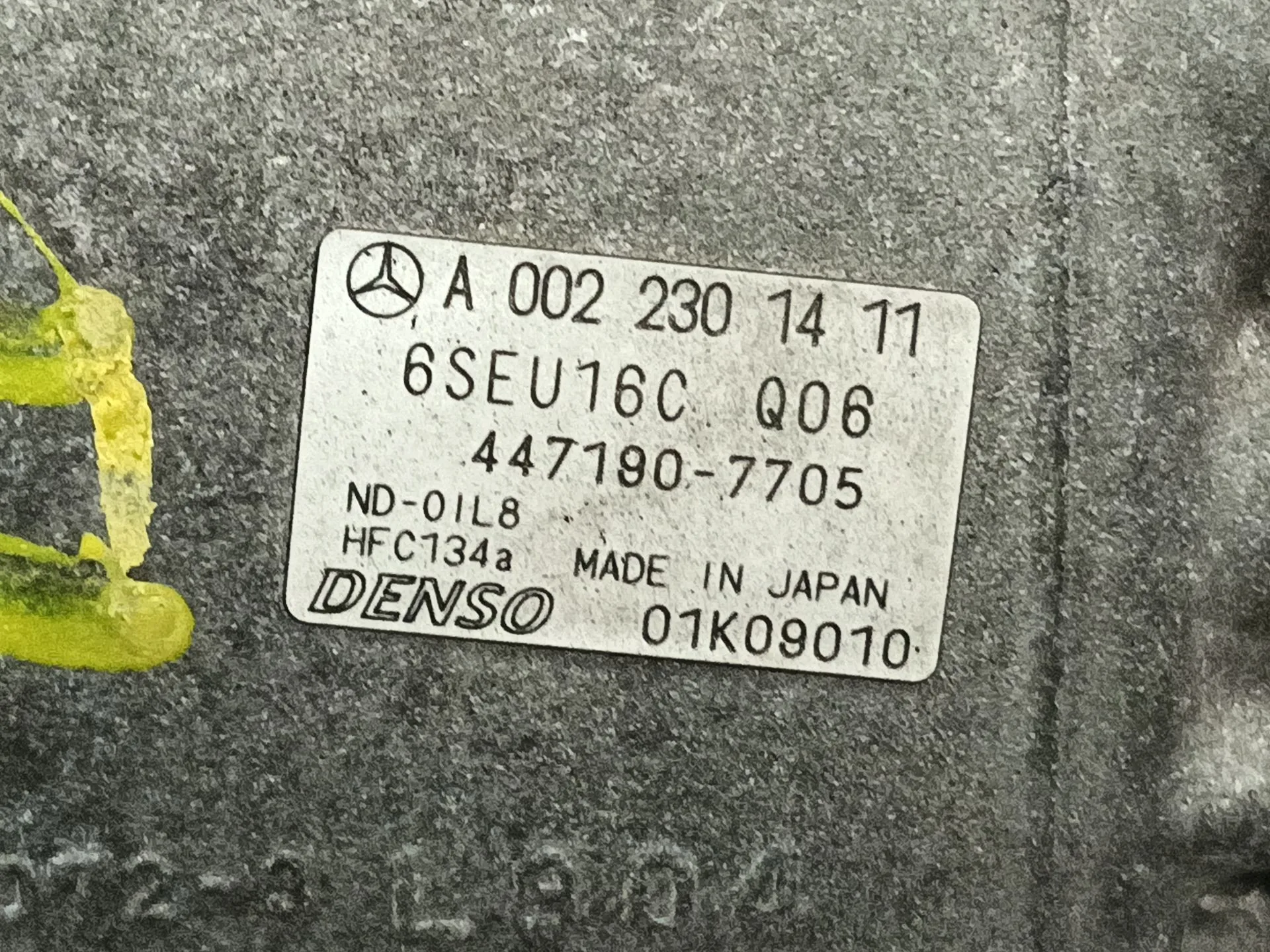 Compresor Aire Acondicionado para Mercedes-Benz Clase B (W245)