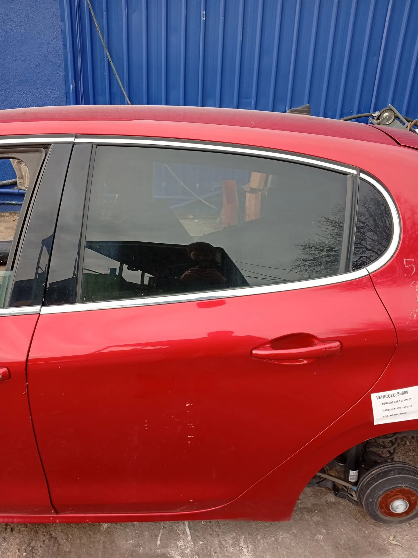 Puerta Trasera Izquierda para Peugeot 208
