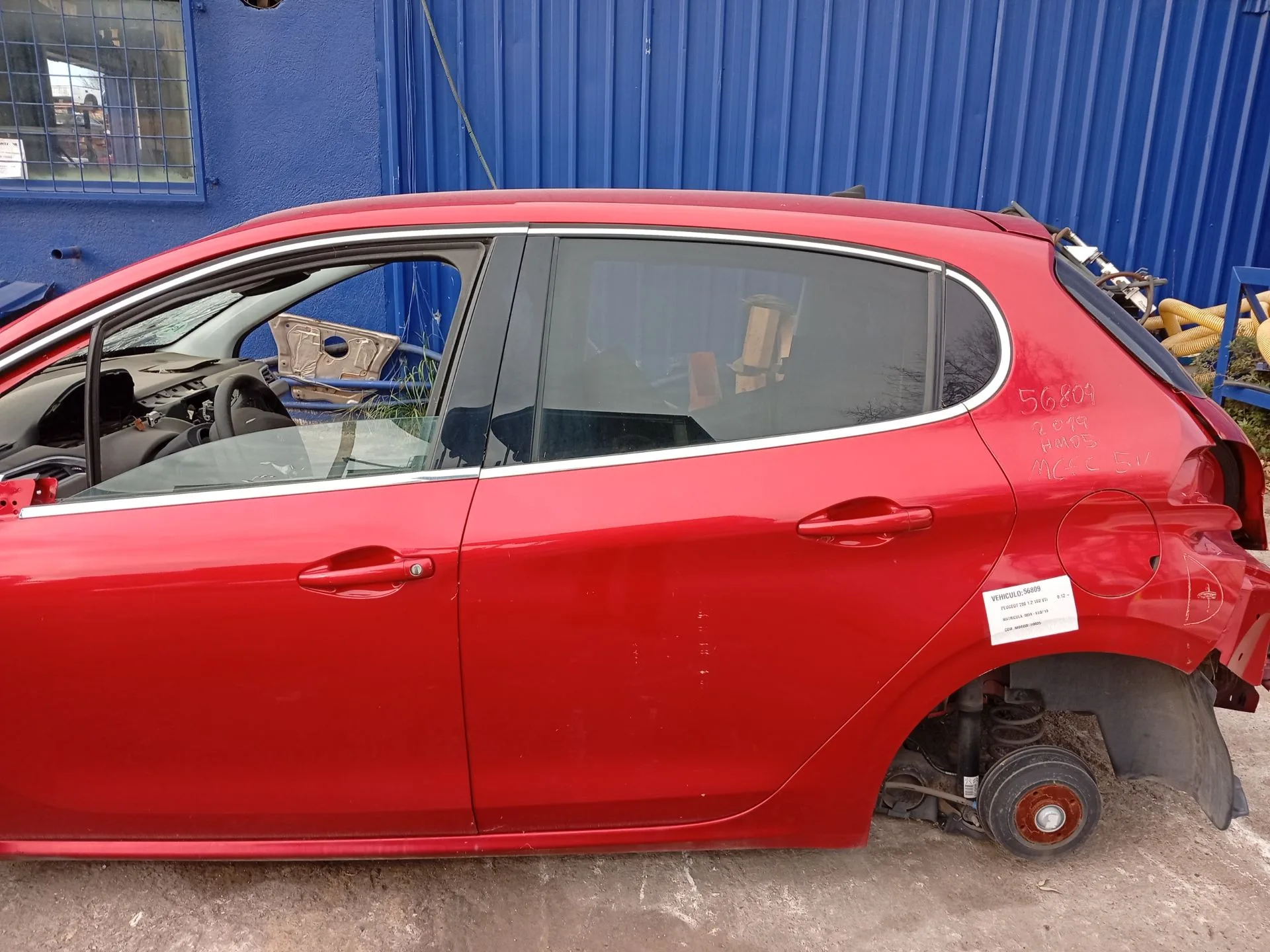 Puerta Trasera Izquierda para Peugeot 208