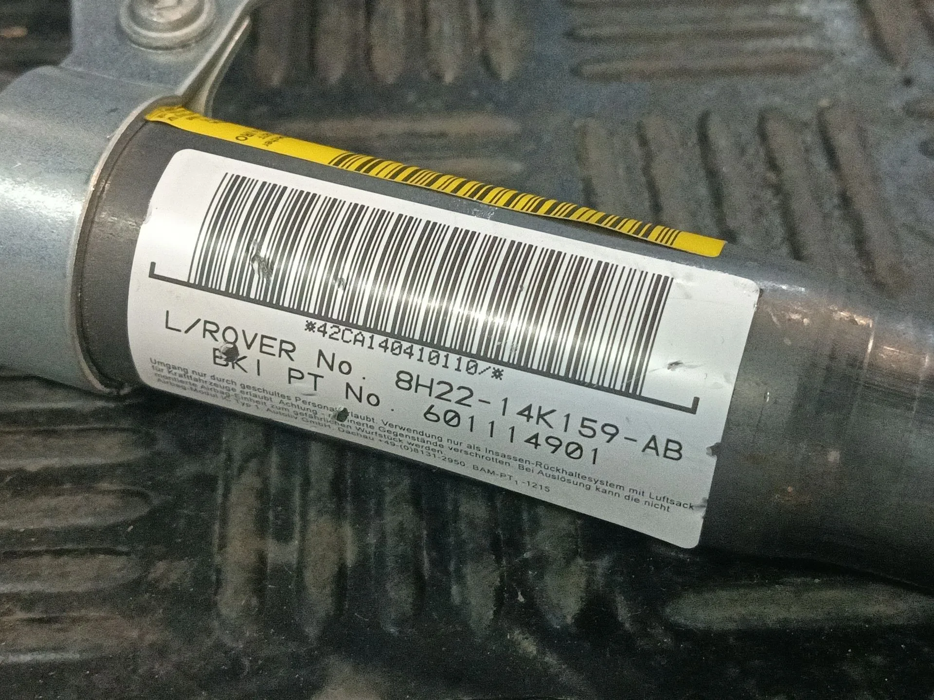 Airbag Cortina Delantero Derecho para Land Rover Discovery Iv (L319)