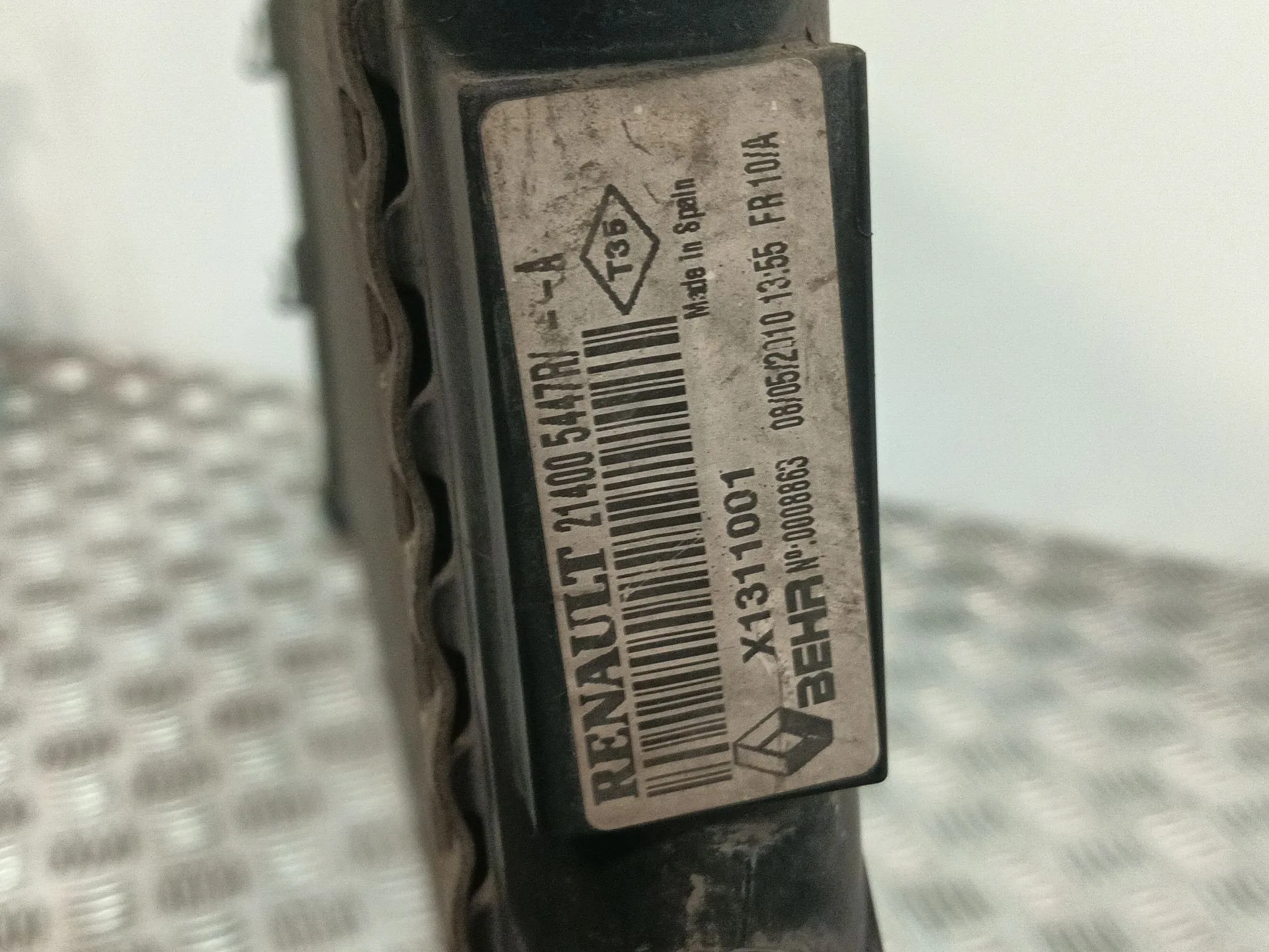 Radiador Agua para Renault Master Iii Furgoneta (Fv)