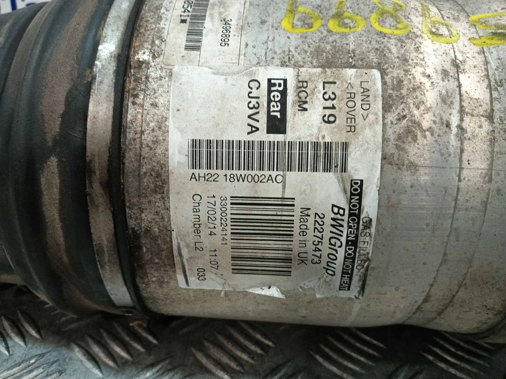 Amortiguador Trasero Derecho para Land Rover Discovery Iv (L319)