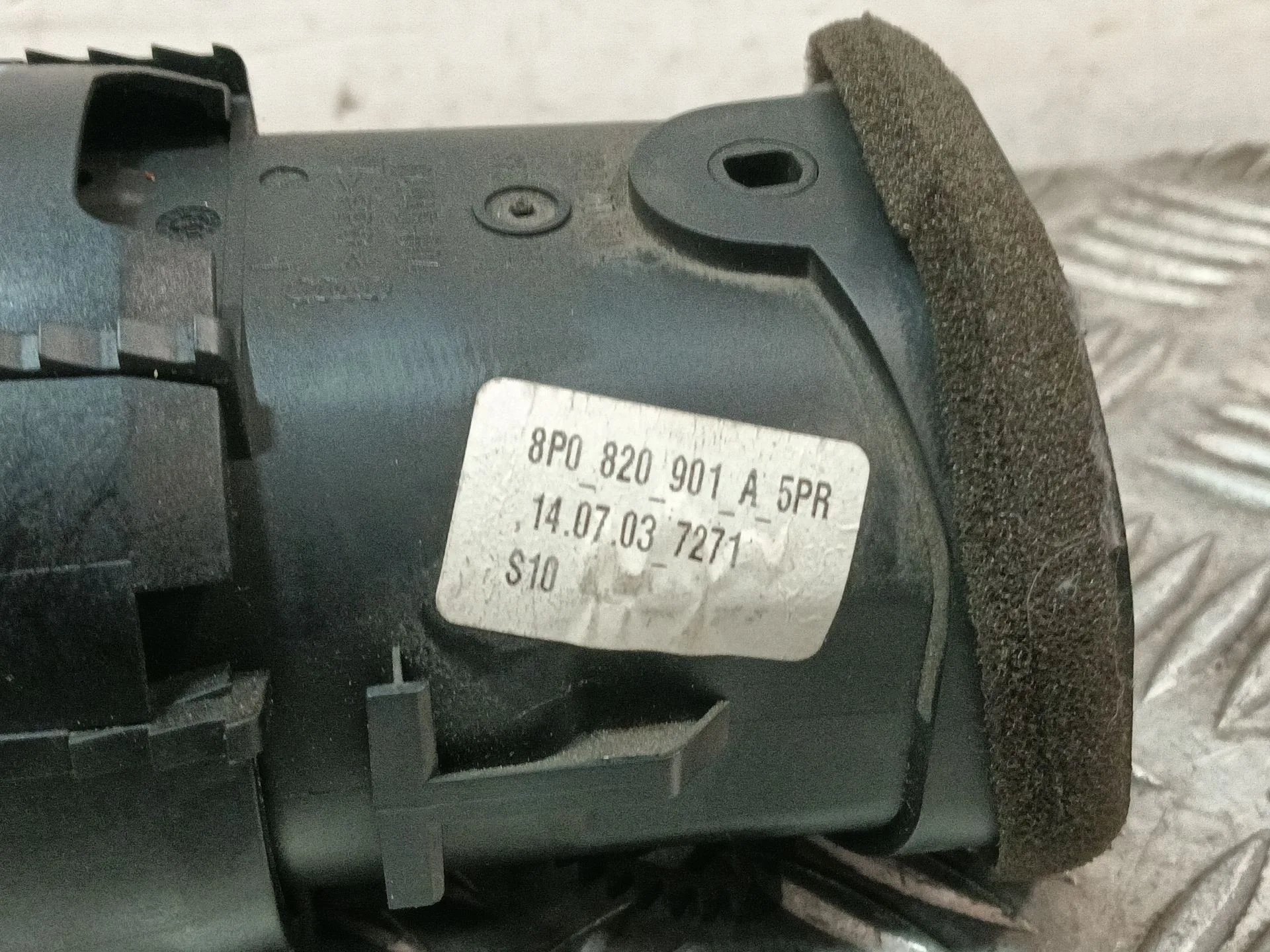 Aireador para Audi A3 (8P1)