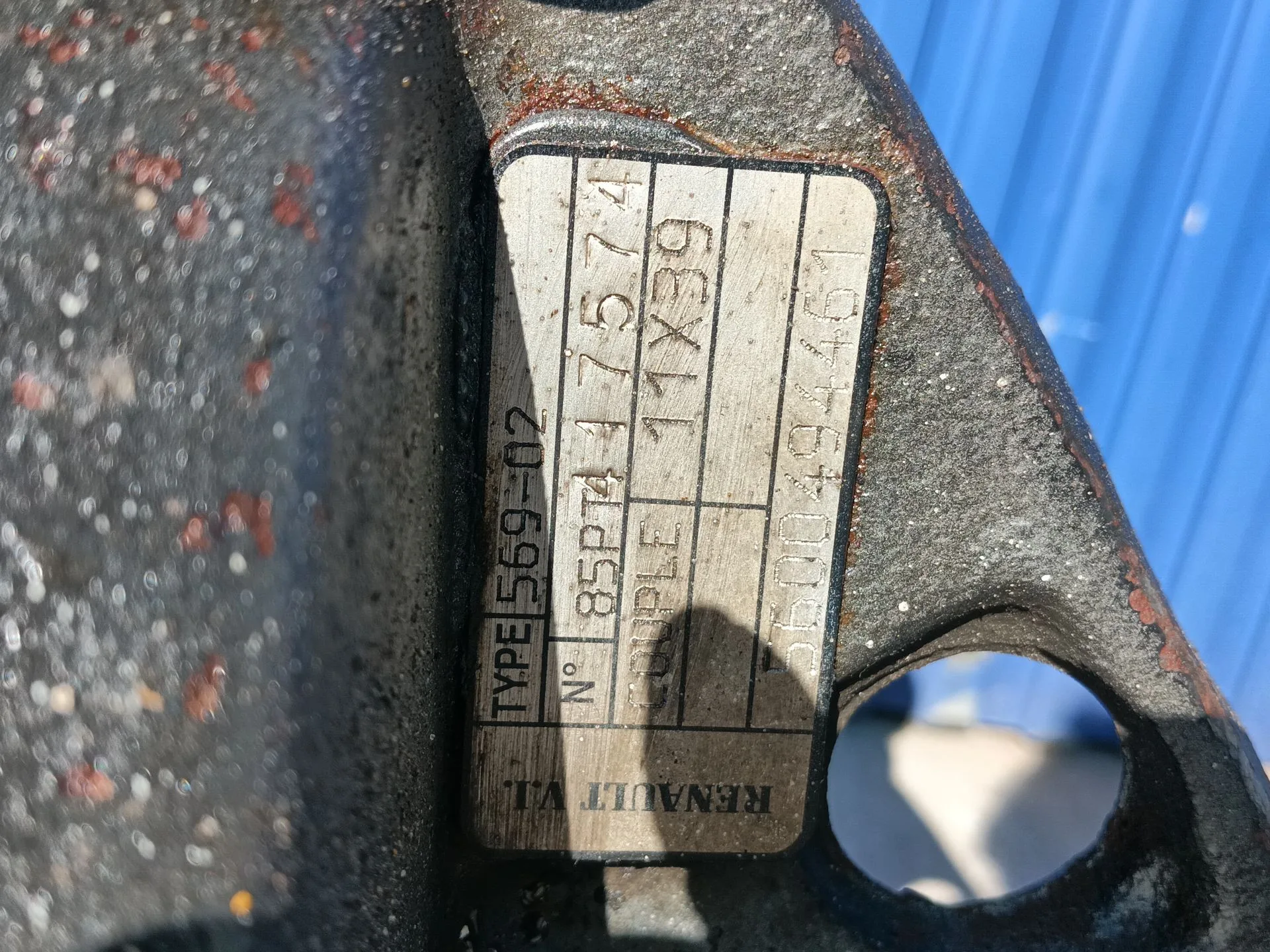 Puente Trasero para Renault Trucks Messenger Caja/Chasis