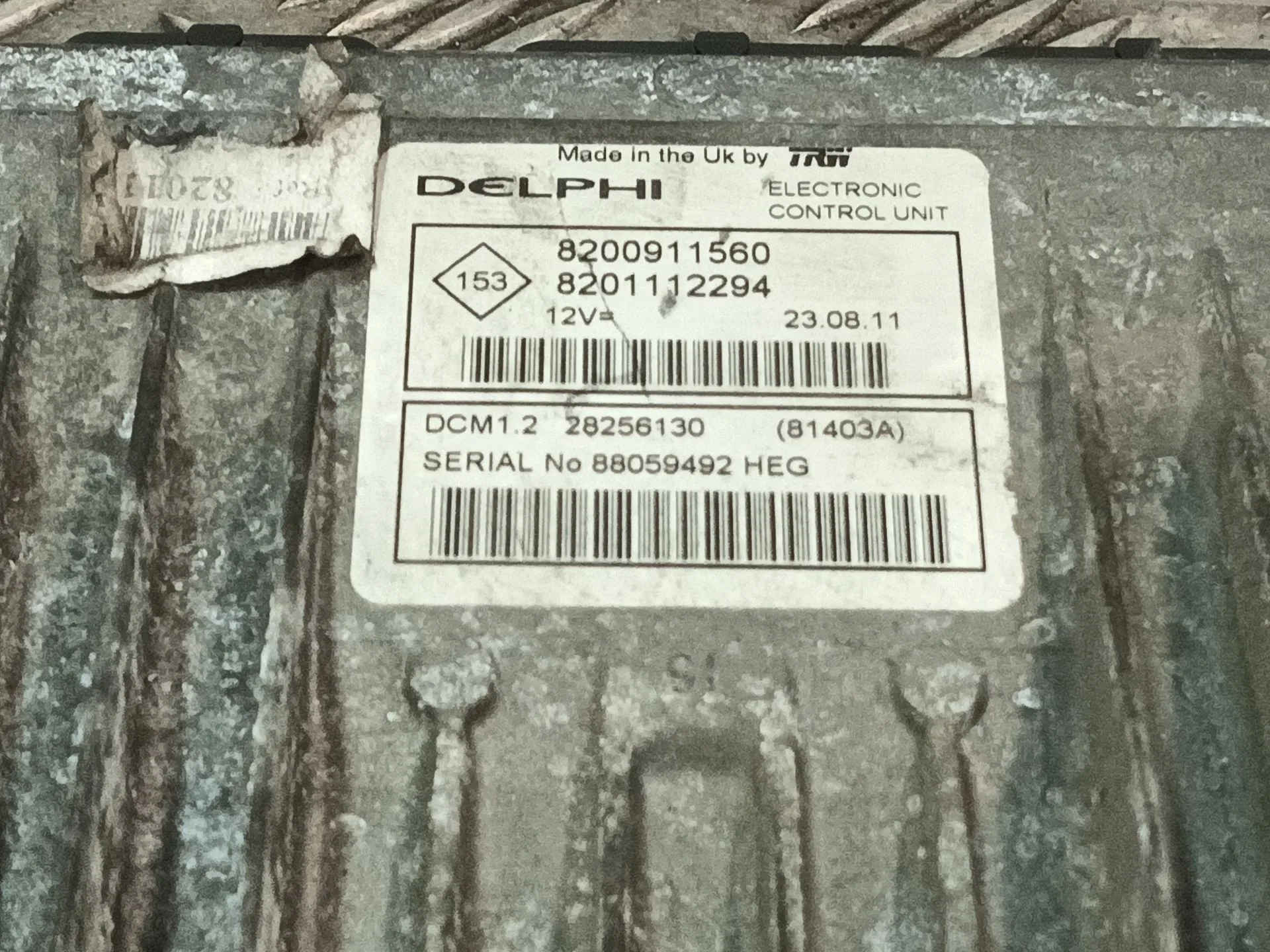 Centralita Motor Uce para Renault Kangoo Express (Fw0/1_)