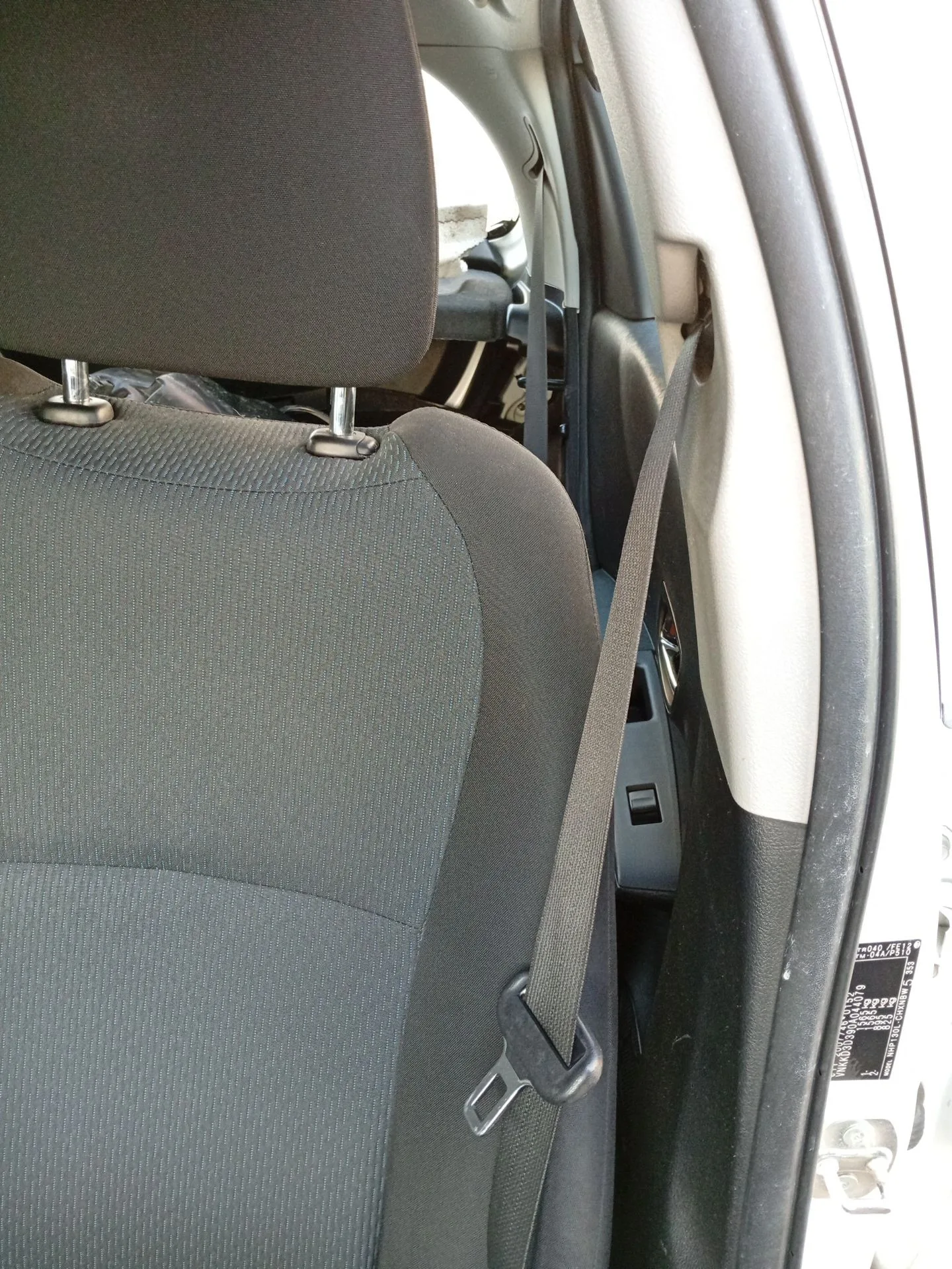 Cinturon Seguridad Delantero Izquierdo para Toyota Yaris (Xp13M)