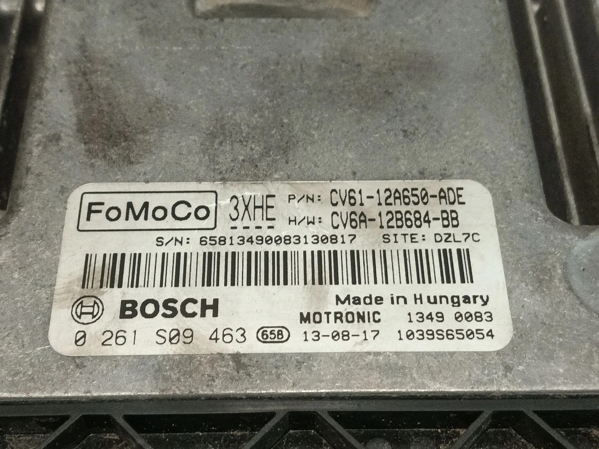Centralita Motor Uce para Ford C-Max Ii (Dxa/Cb7, Dxa/Ceu)