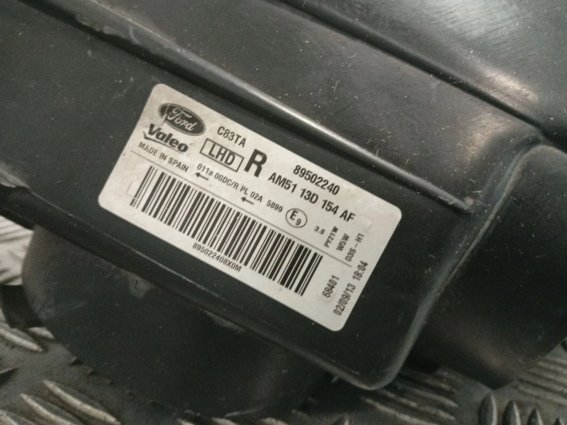 Faro Derecho para Ford C-Max Ii (Dxa/Cb7, Dxa/Ceu)