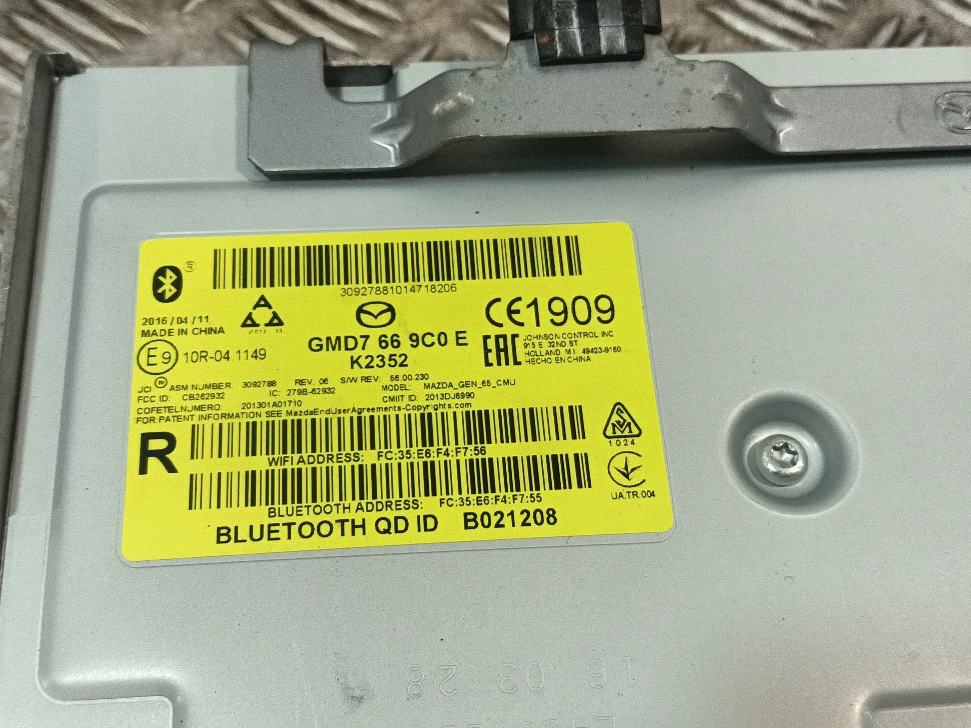 Amplificador De Antena para Mazda Cx-3 (Dk)