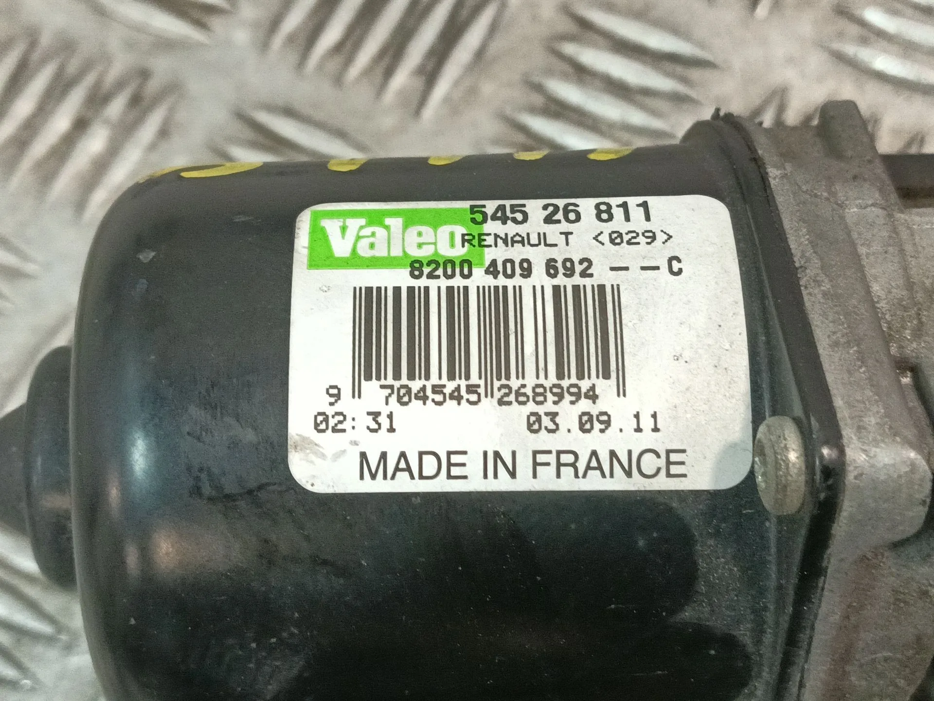 Motor Limpia Delantero para Renault Kangoo Express (Fw0/1_)