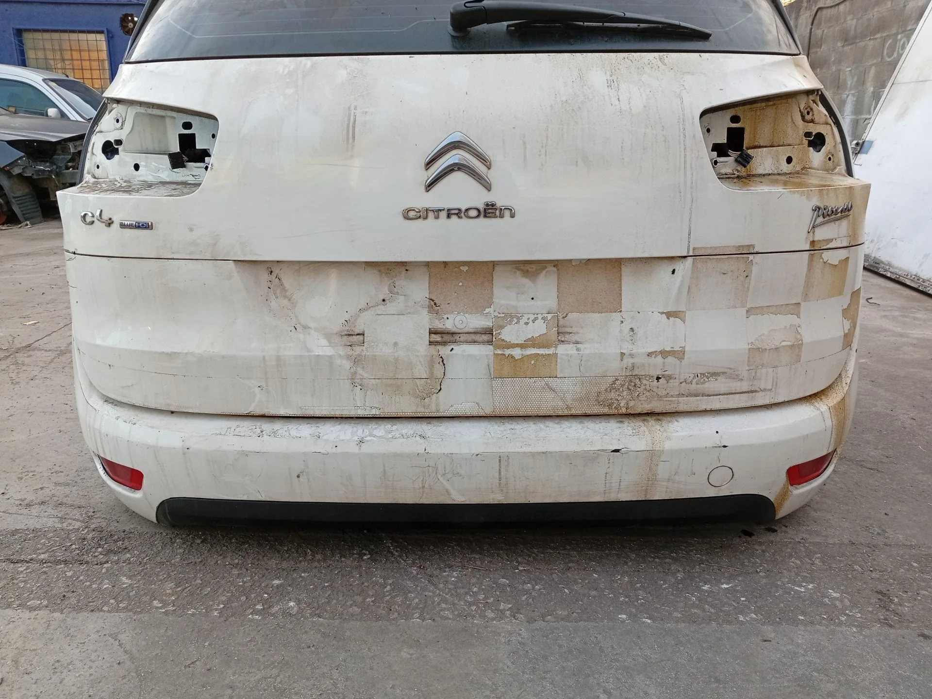 Refuerzo Paragolpes Trasero para Citroën C4 Picasso Ii