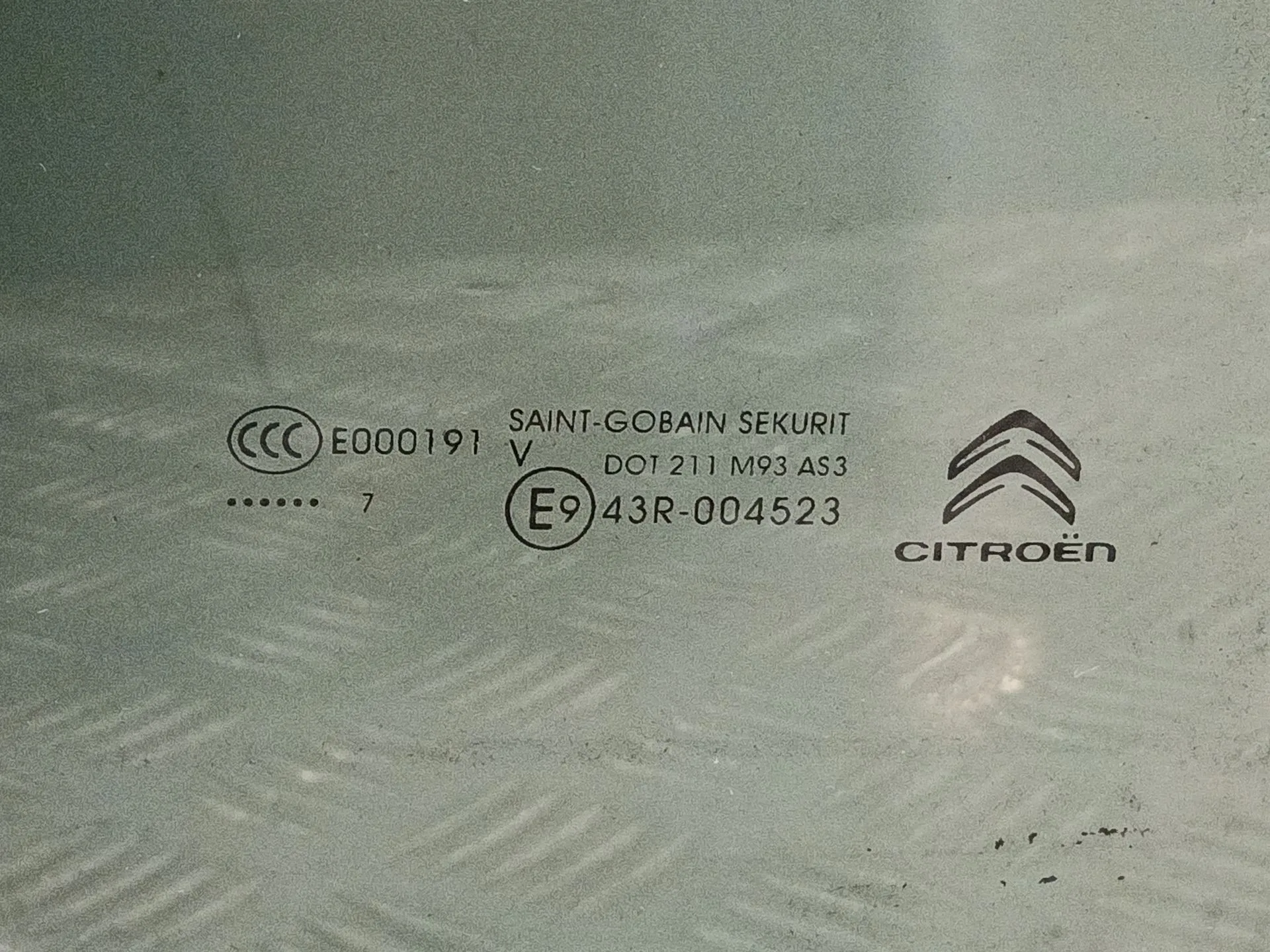 Luna Trasera Derecha para Citroën C4 Picasso Ii