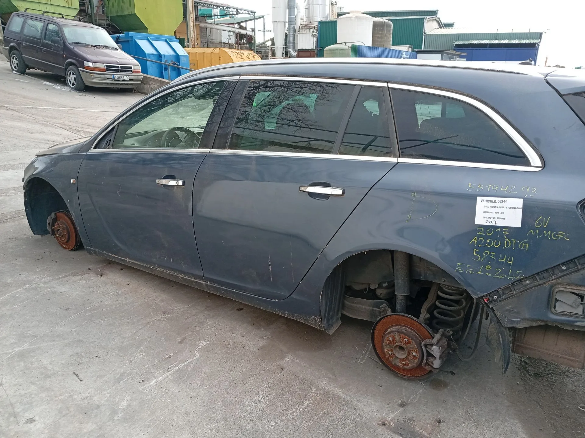 Puerta Trasera Izquierda para Opel Insignia Sports Tourer