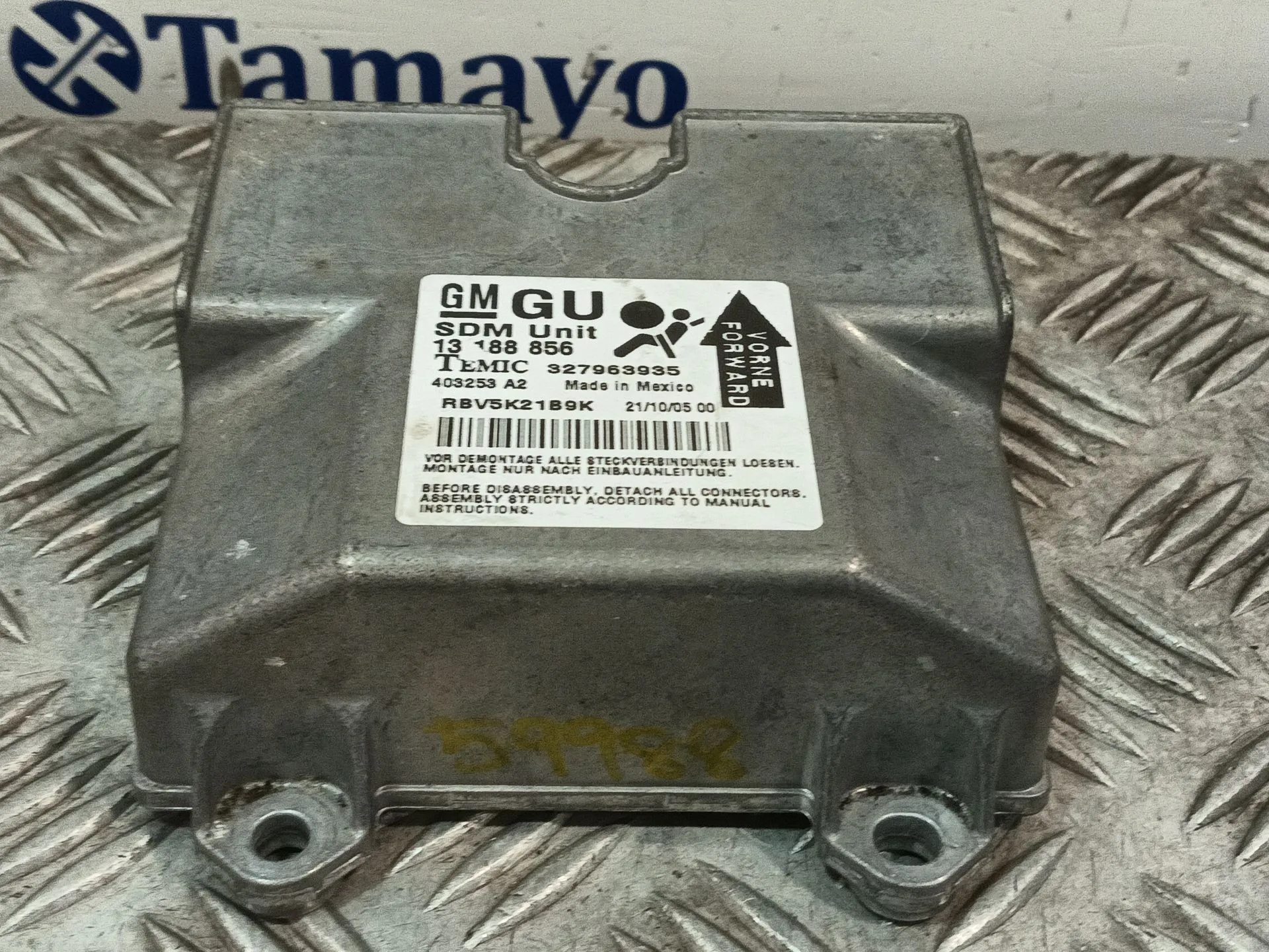 Centralita Airbag para Opel Zafira / Zafira Family B (A05)