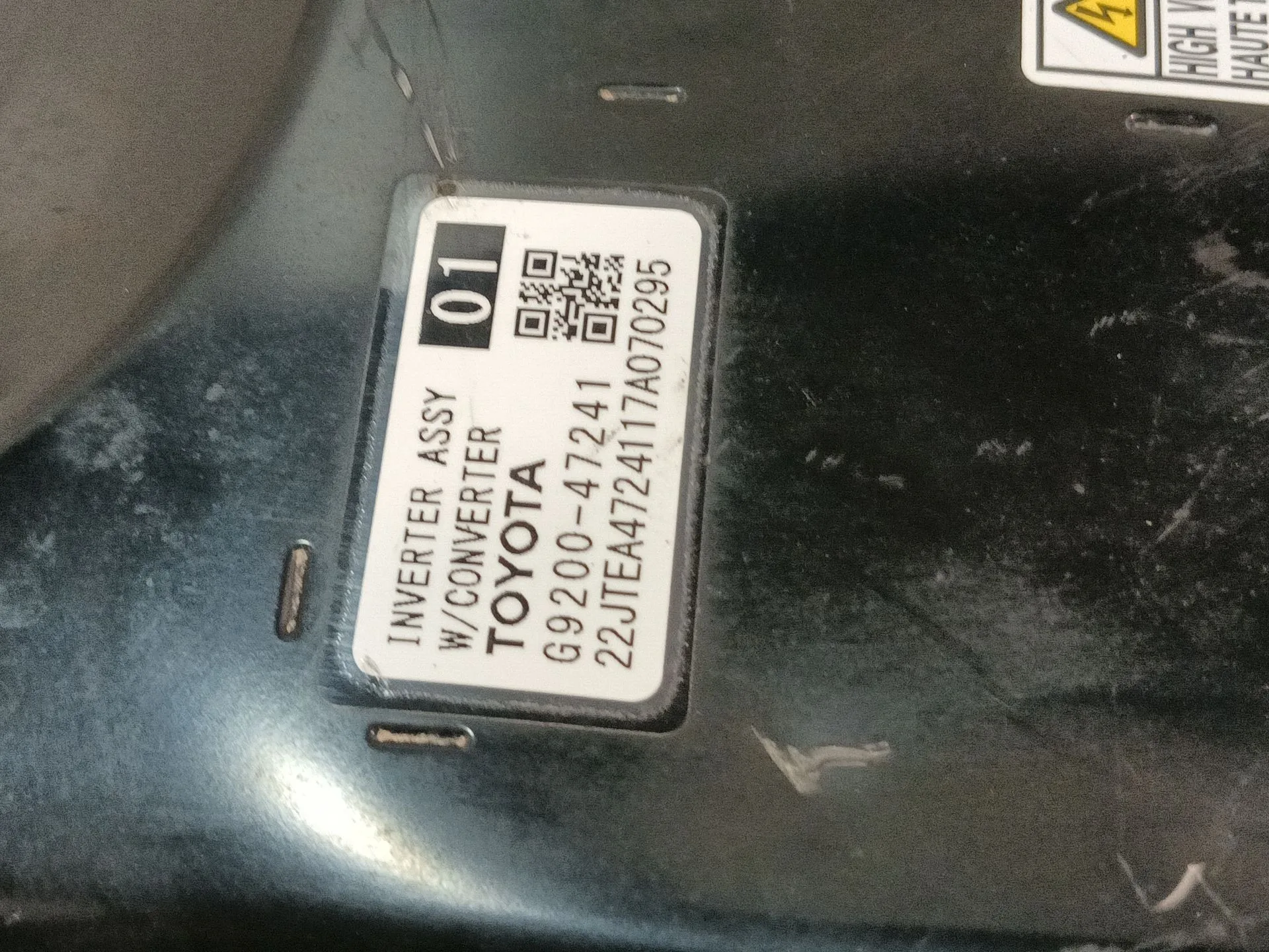 Inversor / Generador Hibrido para Toyota C-Hr (_X1_)