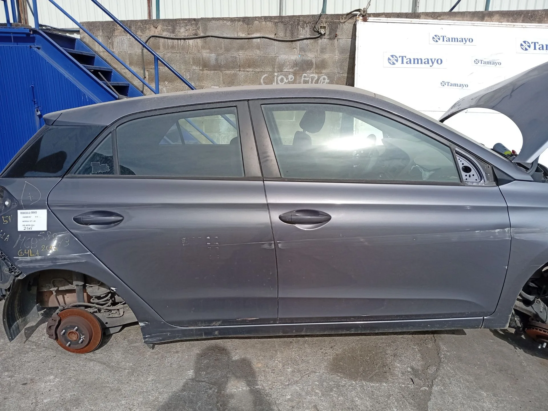Puerta Trasera Derecha para Hyundai I20