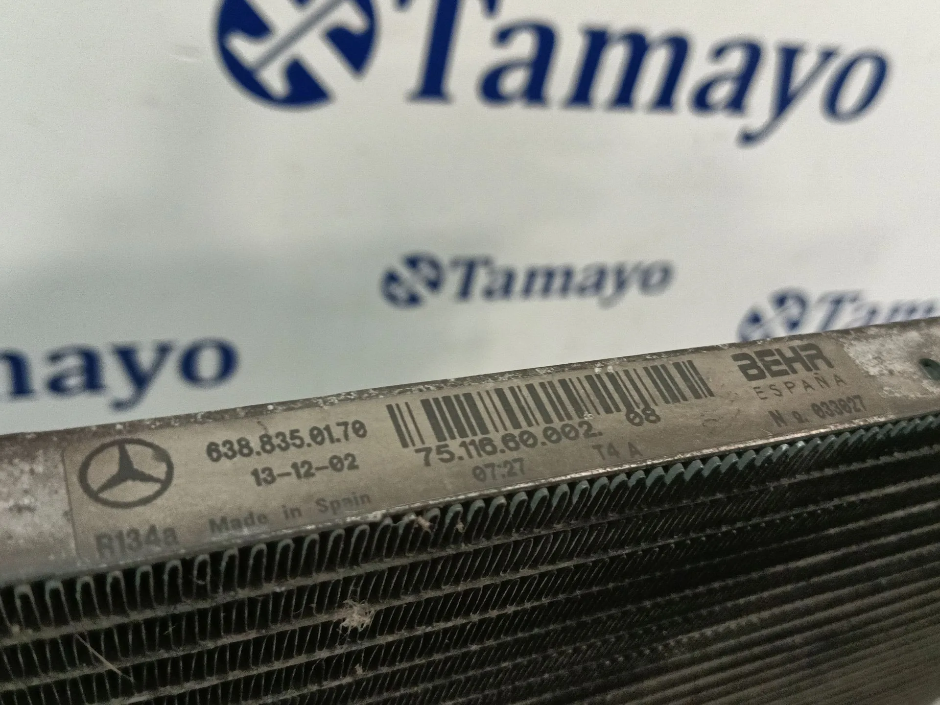 Condensador / Radiador Aire Acondicionado para Mercedes-Benz Vito (W638) Caja Cerrada