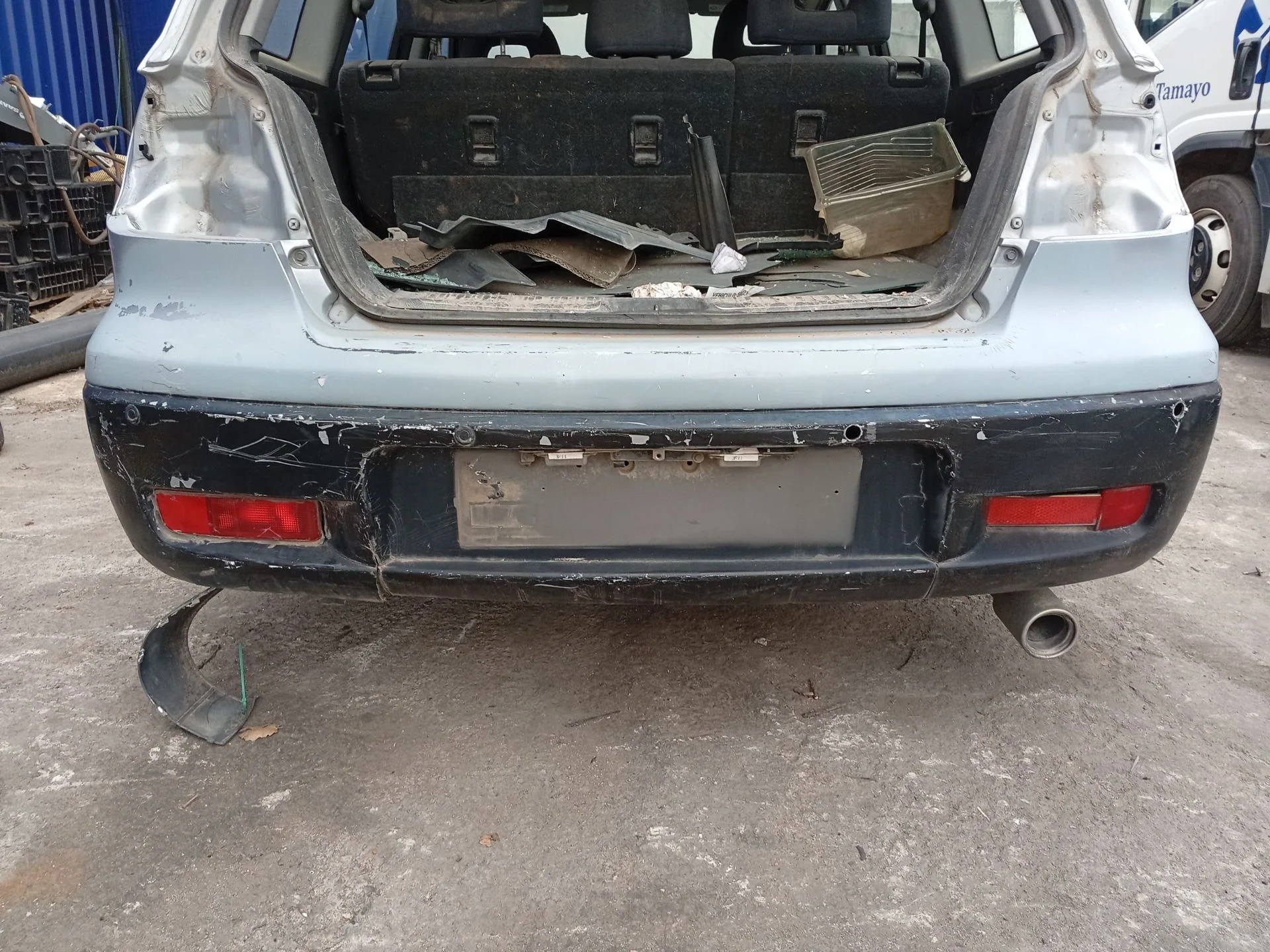 Paragolpes Trasero para Mitsubishi Outlander (Cu0W)