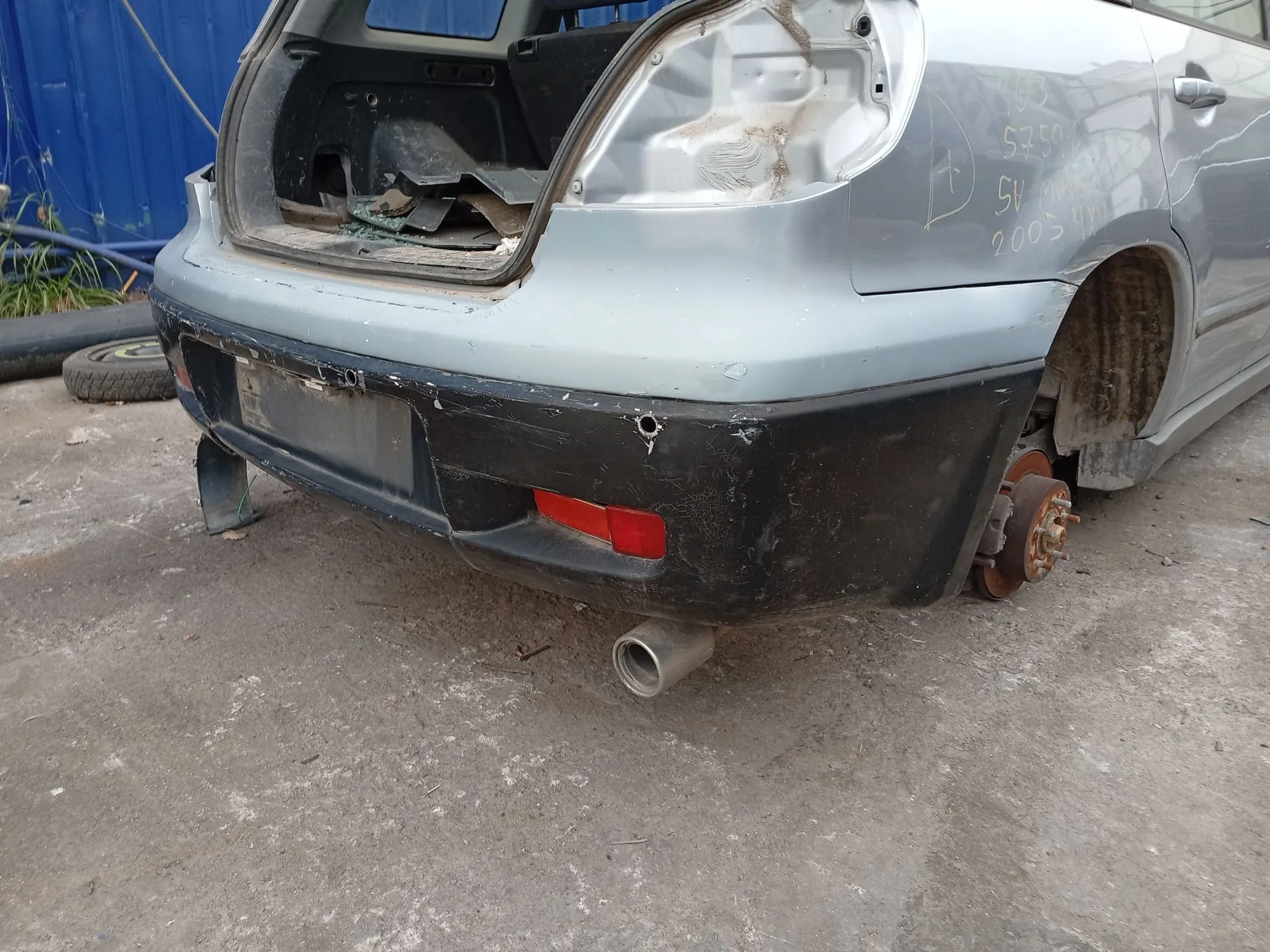 Paragolpes Trasero para Mitsubishi Outlander (Cu0W)