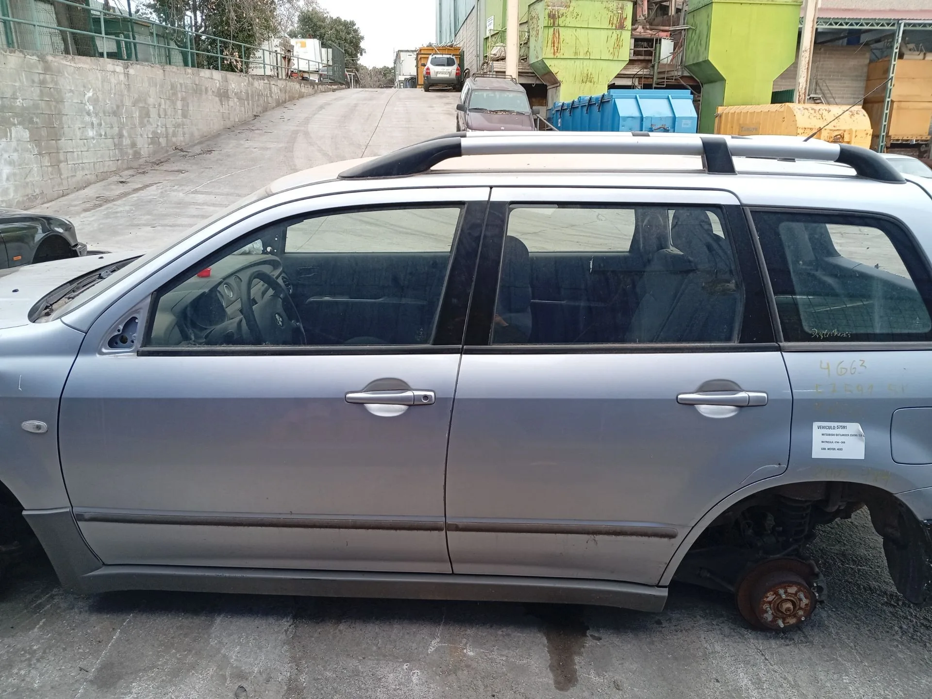 Puerta Trasera Izquierda para Mitsubishi Outlander (Cu0W)