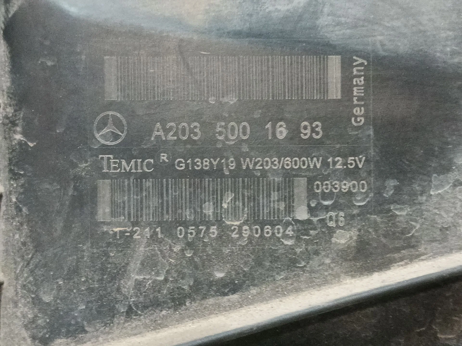 Electroventilador para Mercedes-Benz Clase C Coupe (Cl203)