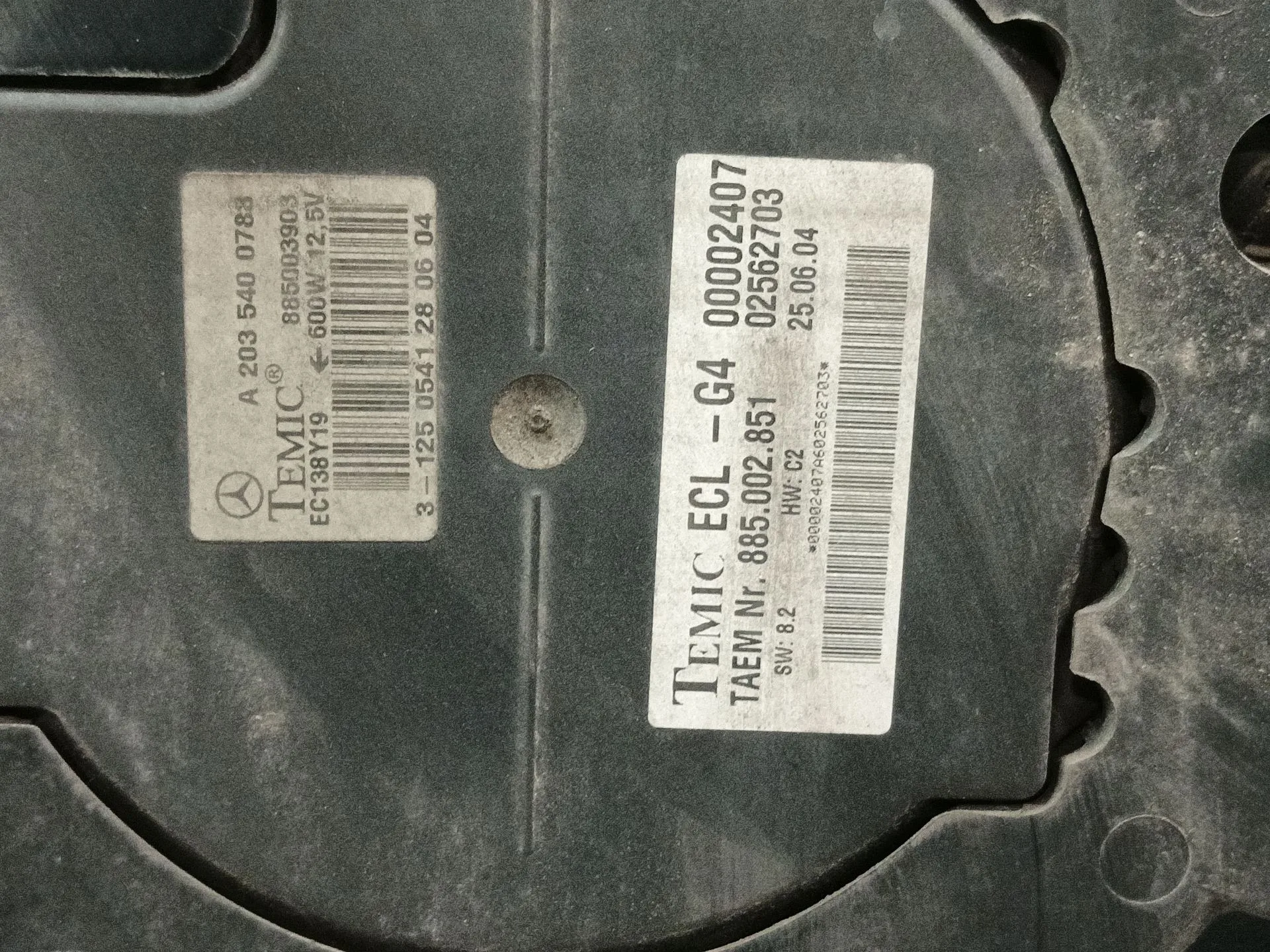 Electroventilador para Mercedes-Benz Clase C Coupe (Cl203)