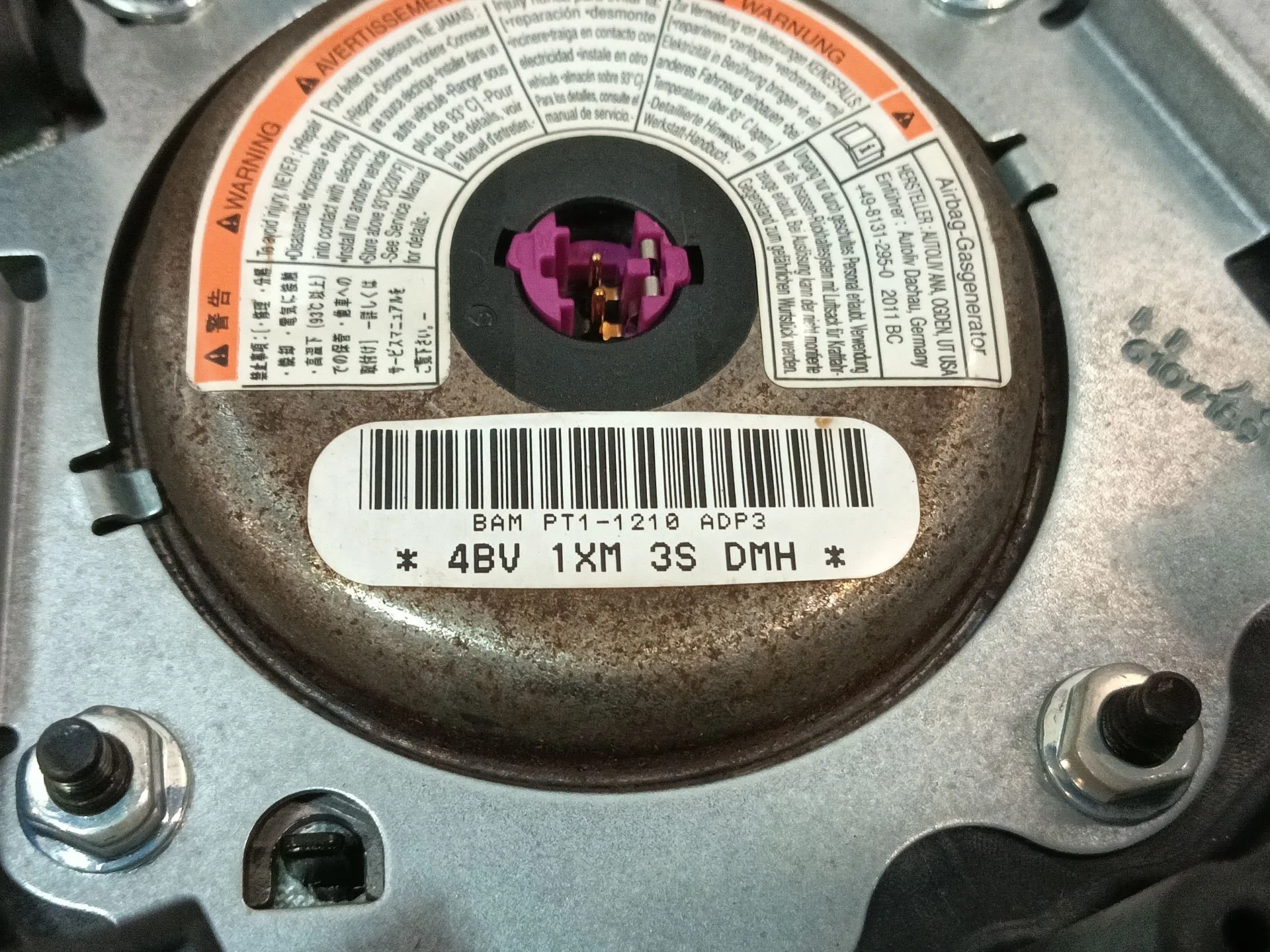 Airbag Delantero Izquierdo para Peugeot 207/207+ (Wa_, Wc_)