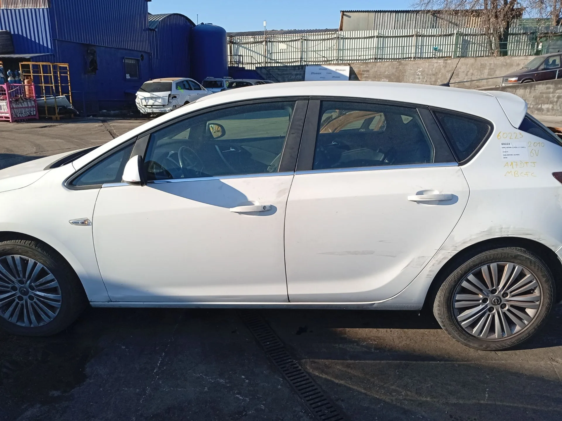 Puerta Trasera Izquierda para Opel Astra J (P10)