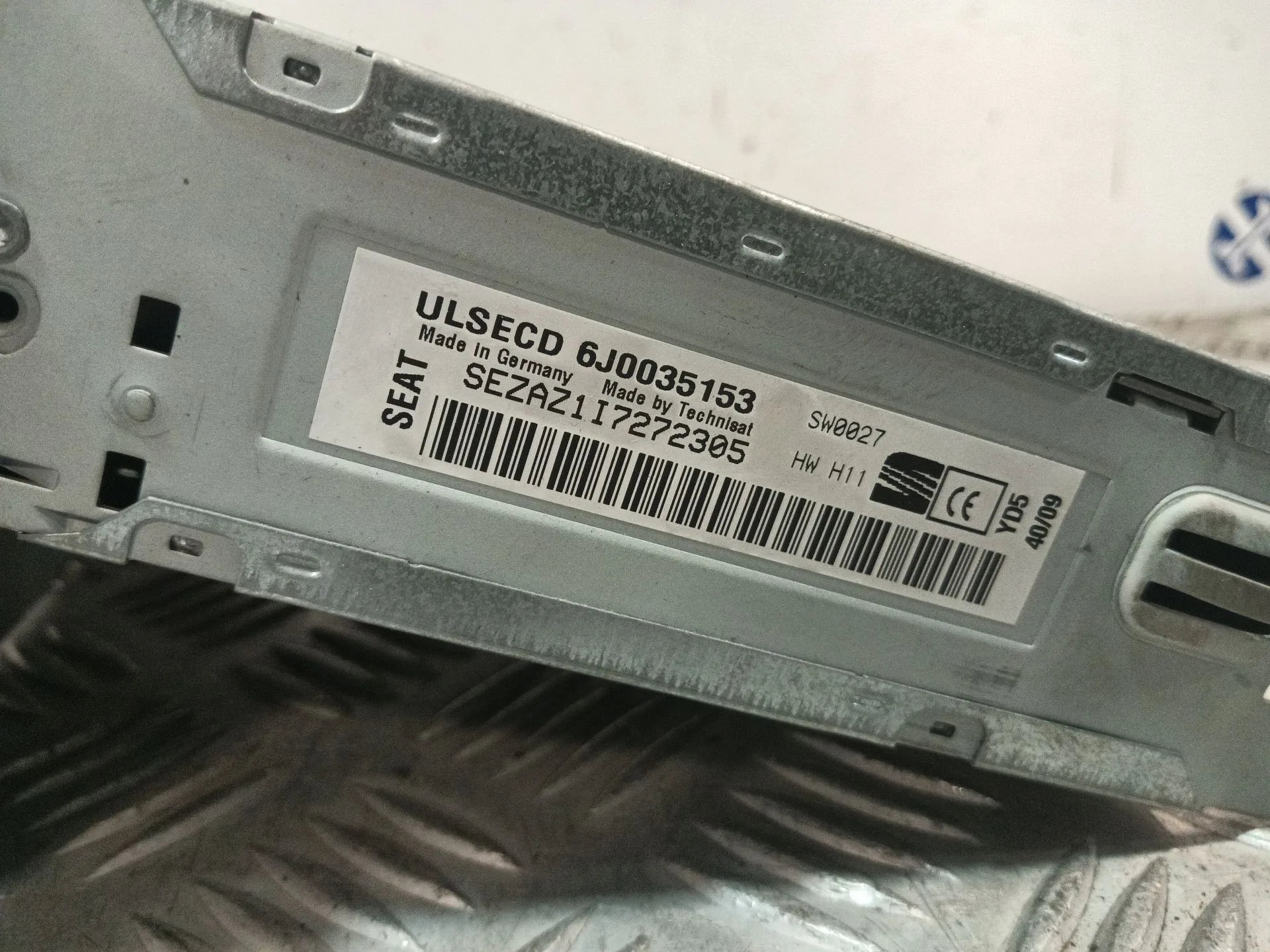 Sistema Audio / Radio Cd para Seat Ibiza Iv (6J5, 6P1)