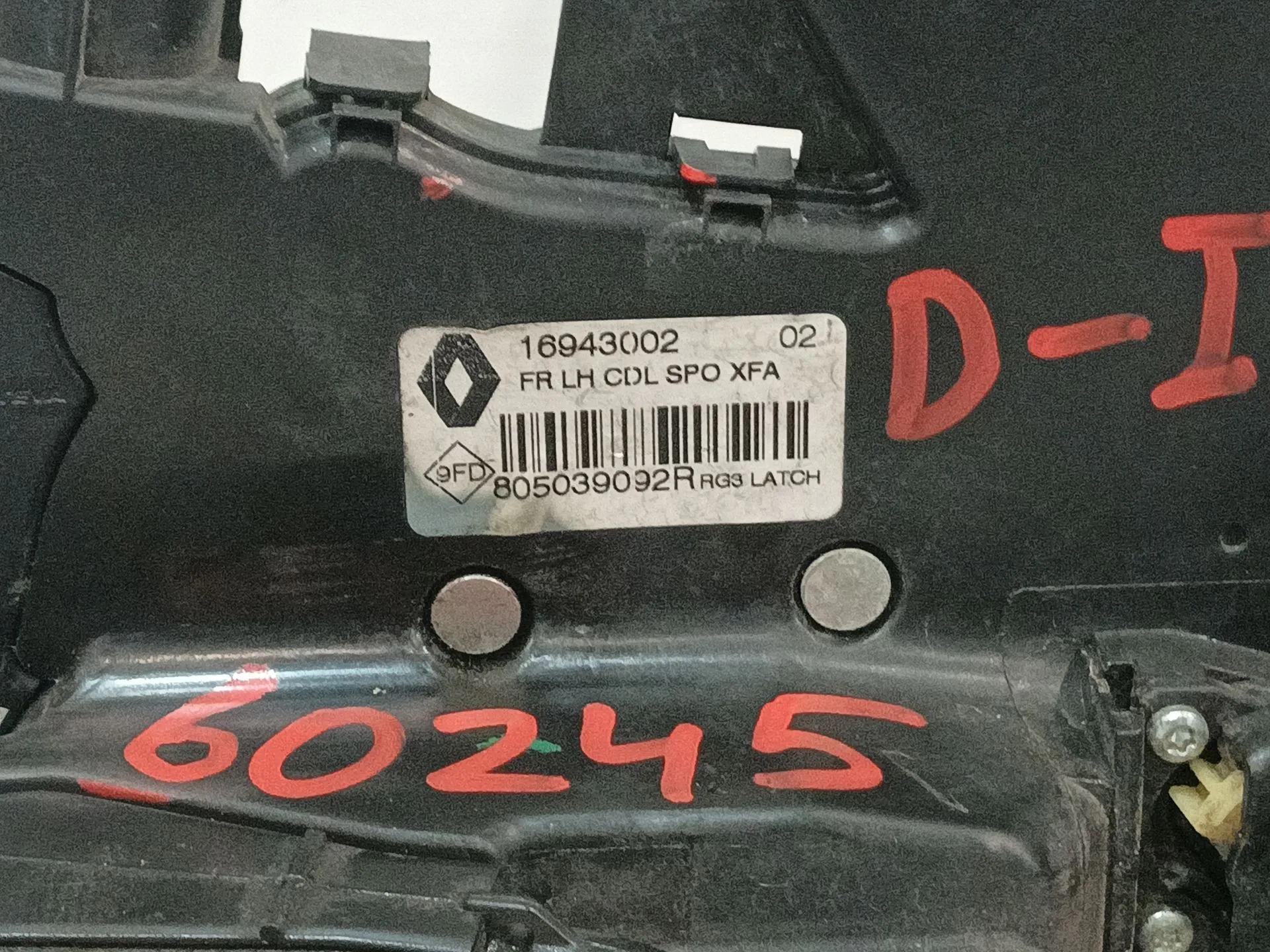 Cerradura Puerta Delantera Izquierda para Renault Scenic Iv (J9_)