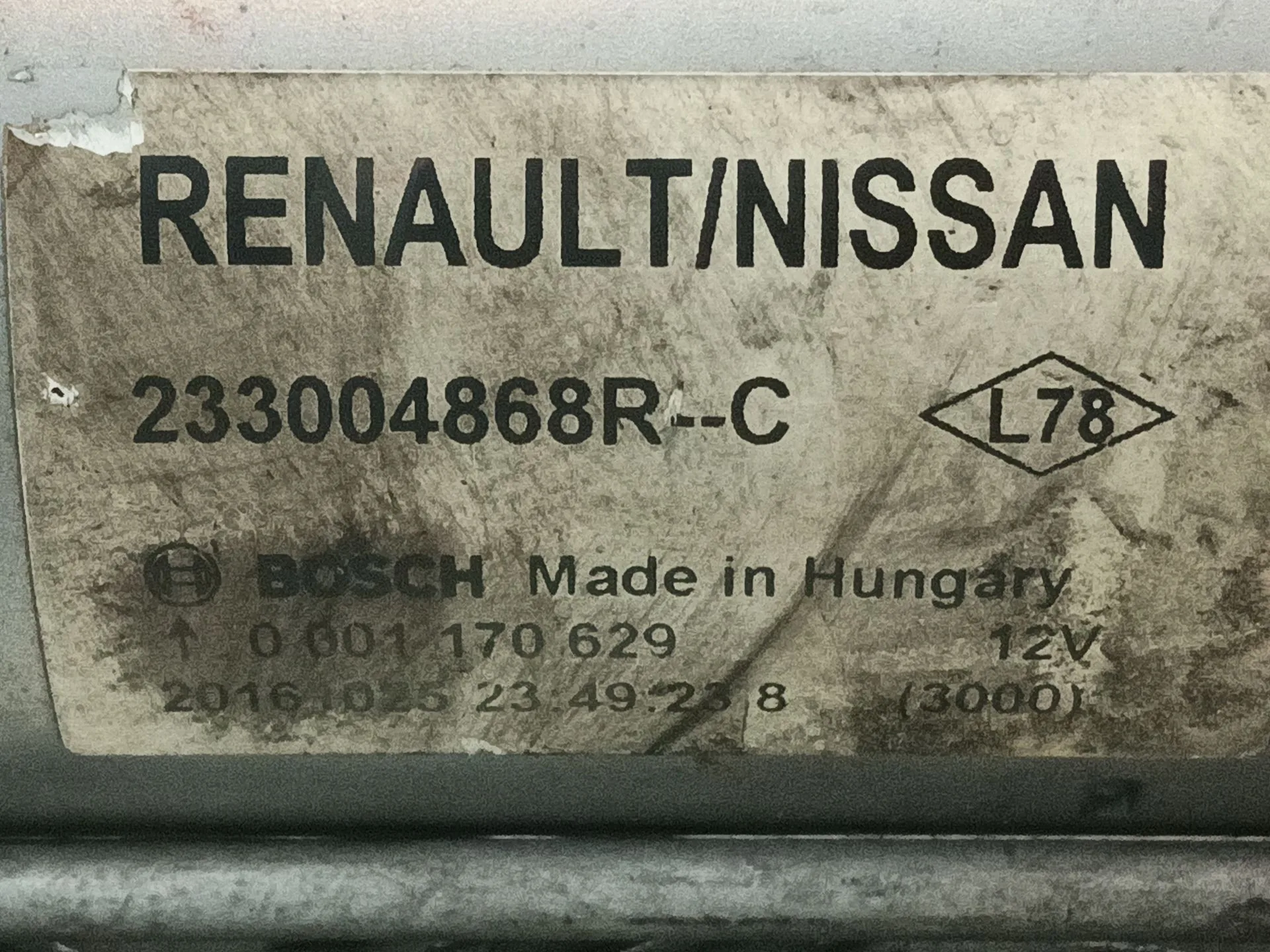 Motor Arranque para Renault Scenic Iv (J9_)