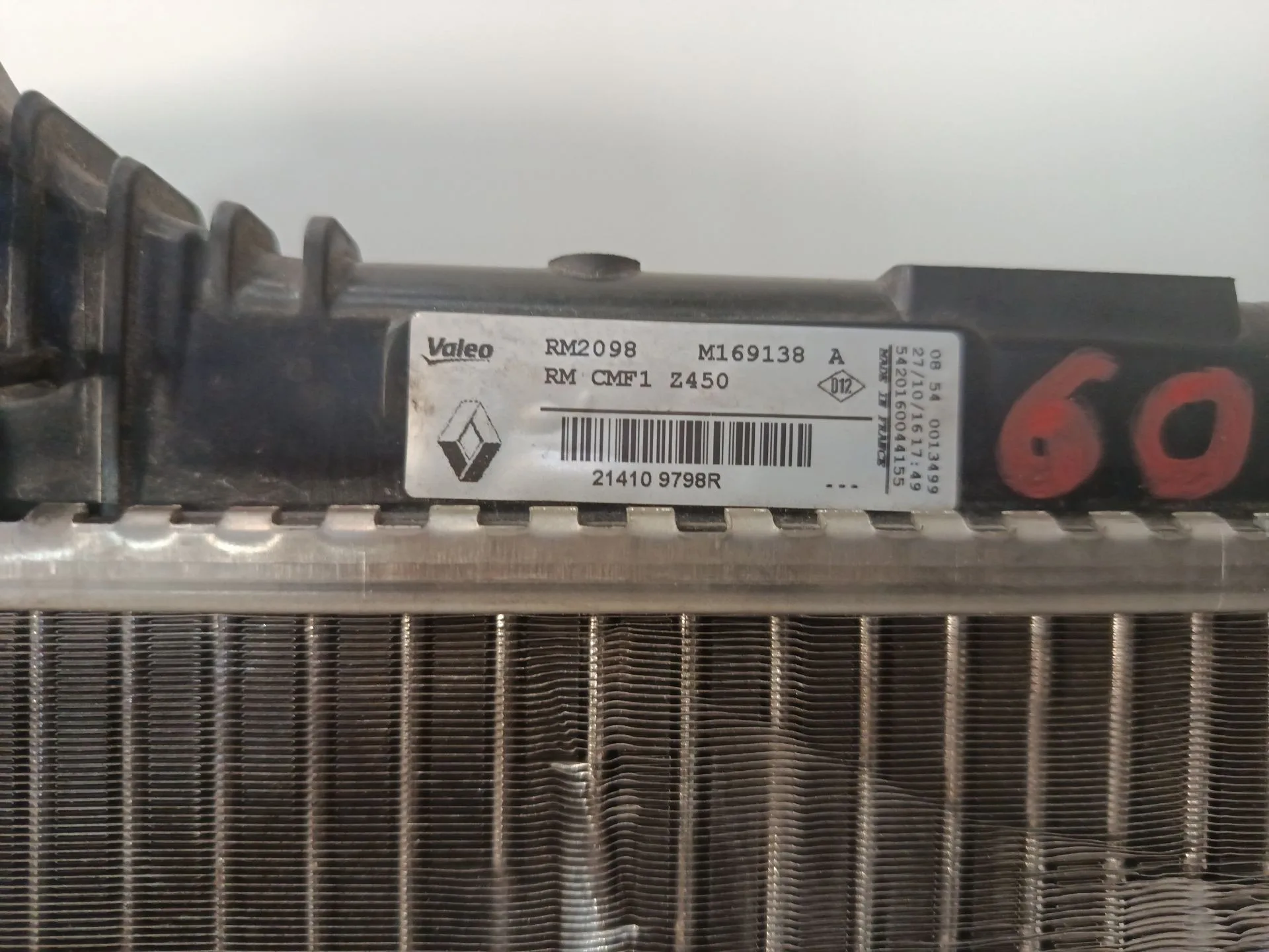 Radiador Agua para Renault Scenic Iv (J9_)