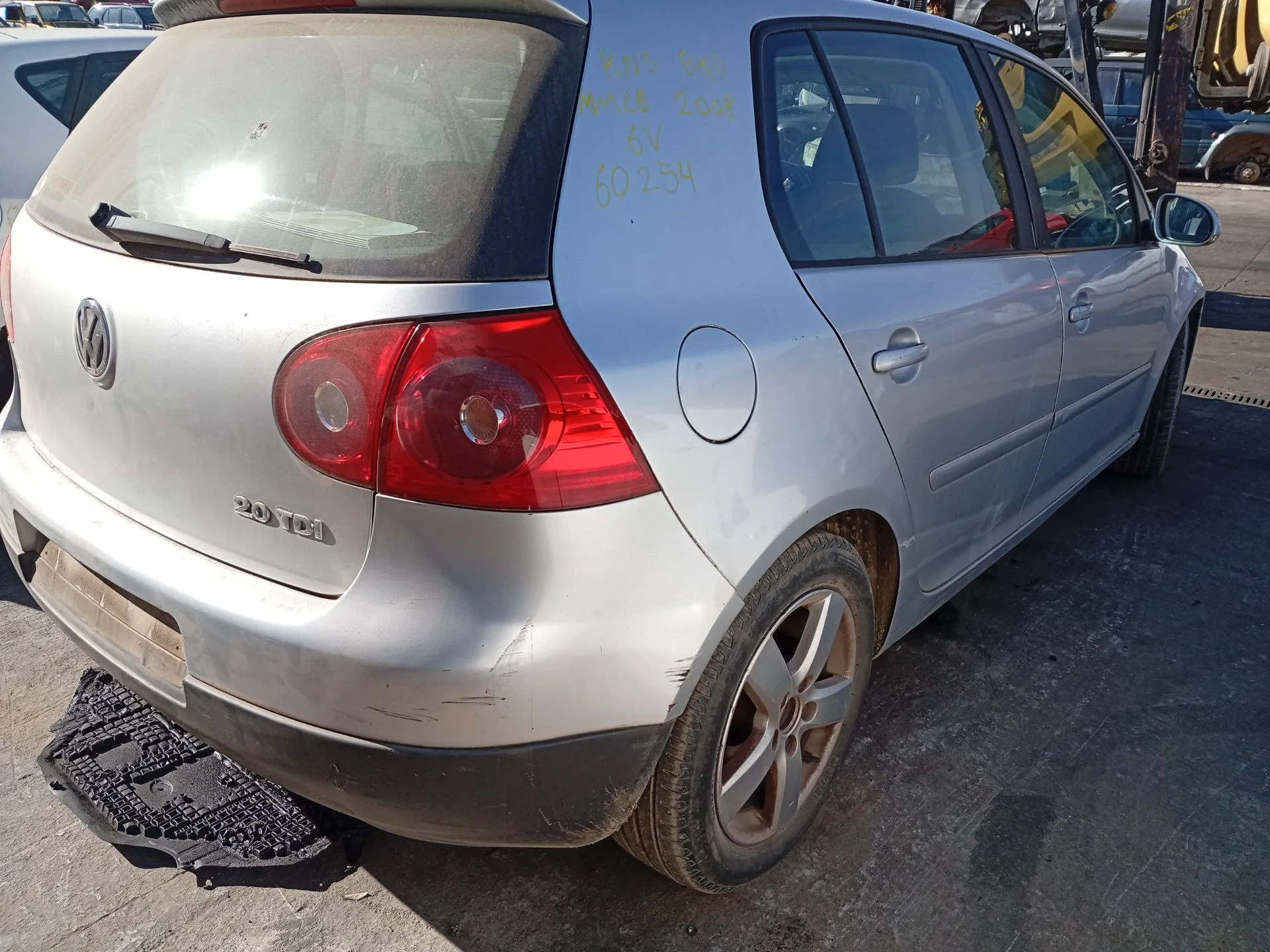 Amortiguador Trasero Derecho para Volkswagen Golf V (1K1)