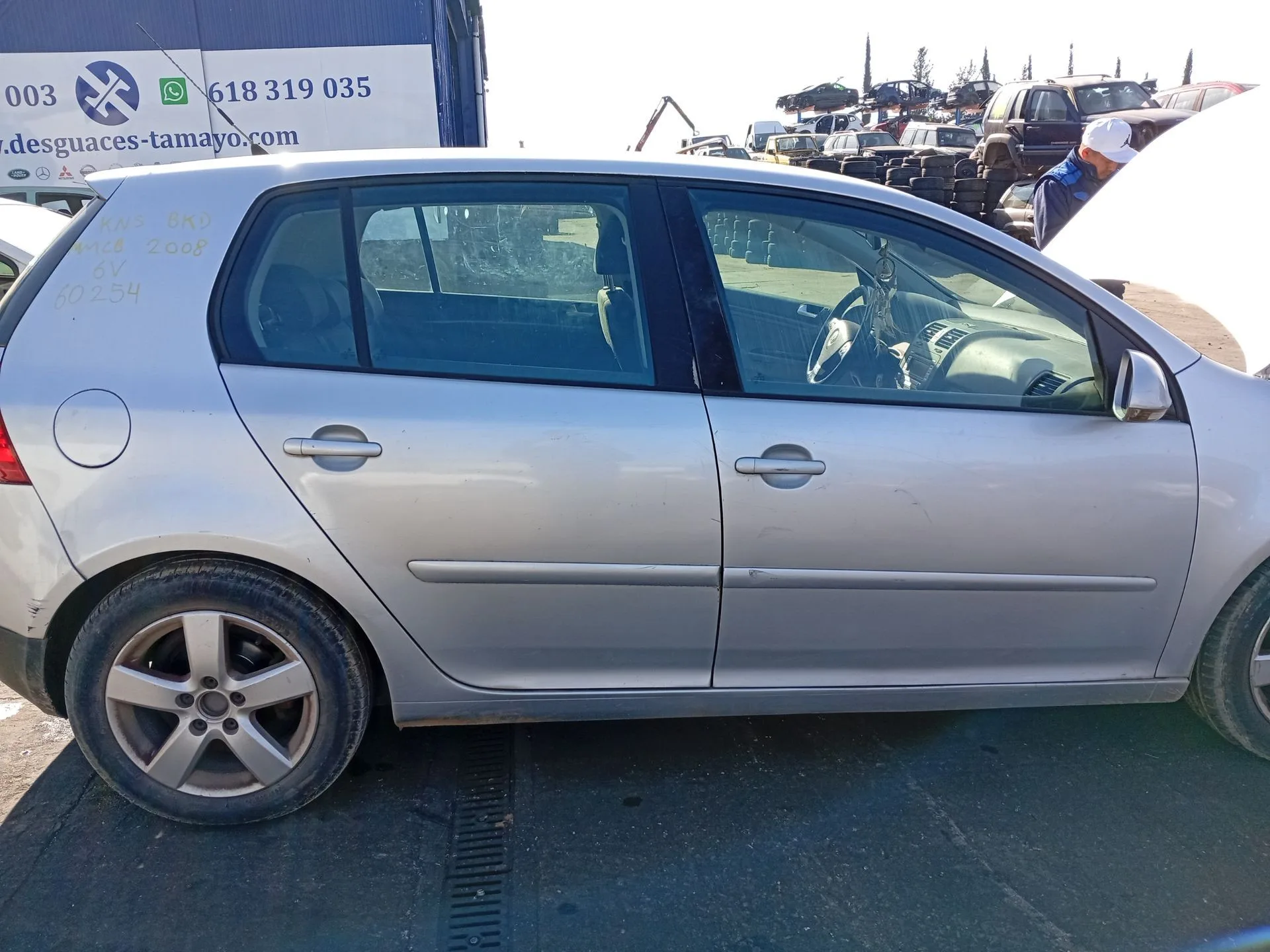 Puerta Trasera Derecha para Volkswagen Golf V (1K1)