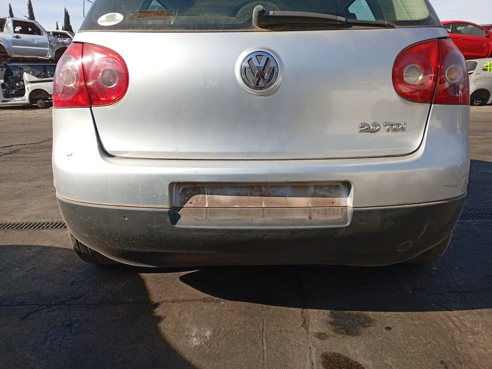 Refuerzo Paragolpes Trasero para Volkswagen Golf V (1K1)